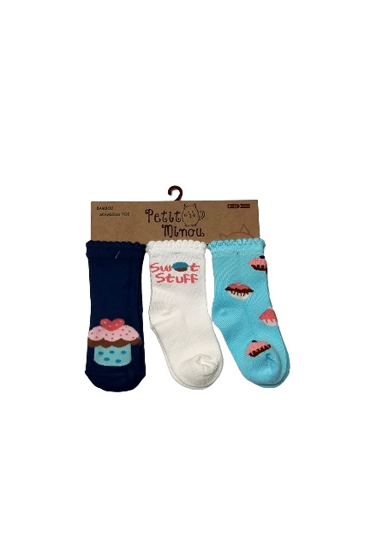 Step 3Lü Sweet Stuff Soket Çorap 2151 Karışık Renkli