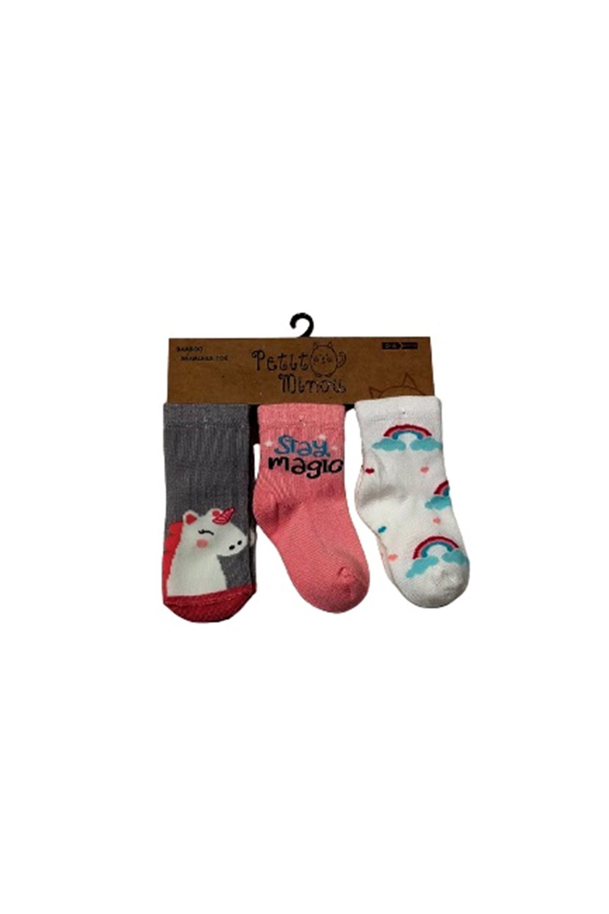 Step 3Lü Stay Magic Soket Çorap 2154 Karışık Renkli