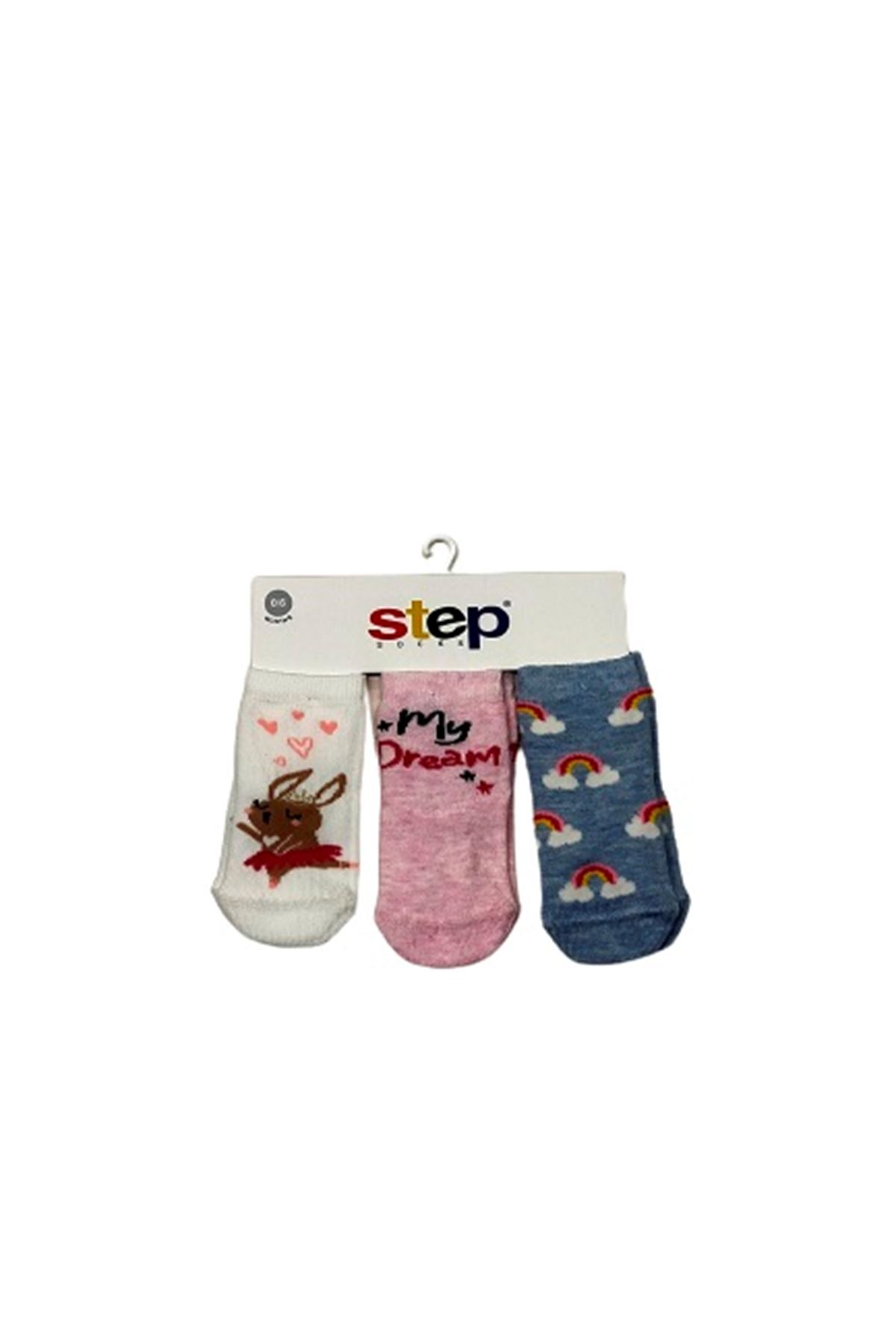 Step 3Lü Simli My Dream Soket Çorap 10237 Karışık Renkli