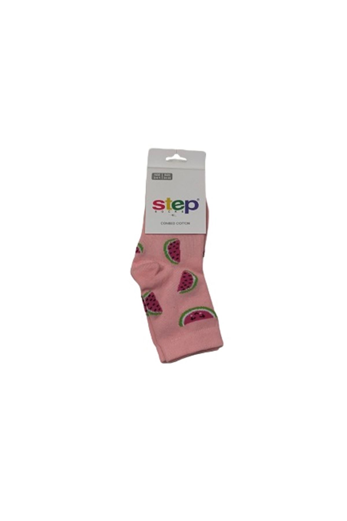 Step Watermelon Soket Çorap 3928 Karışık Renkli