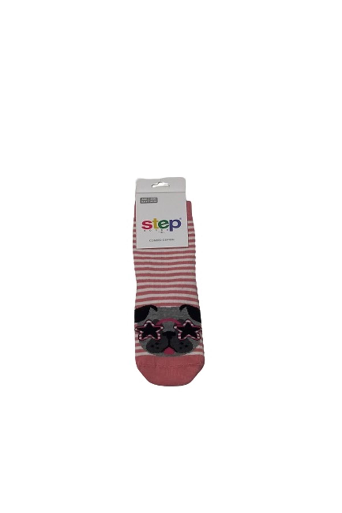 Step Bulldog Soket Çorap 3930 Karışık Renkli