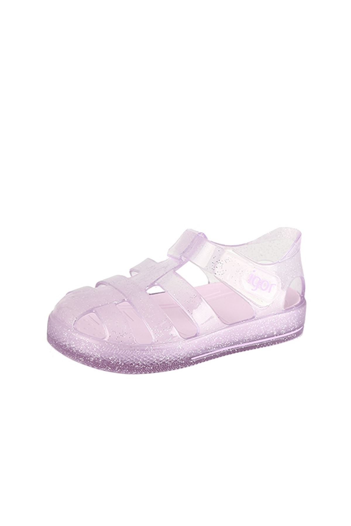 İgor Star Glitter Sandalet S10265 Purpurina Malva