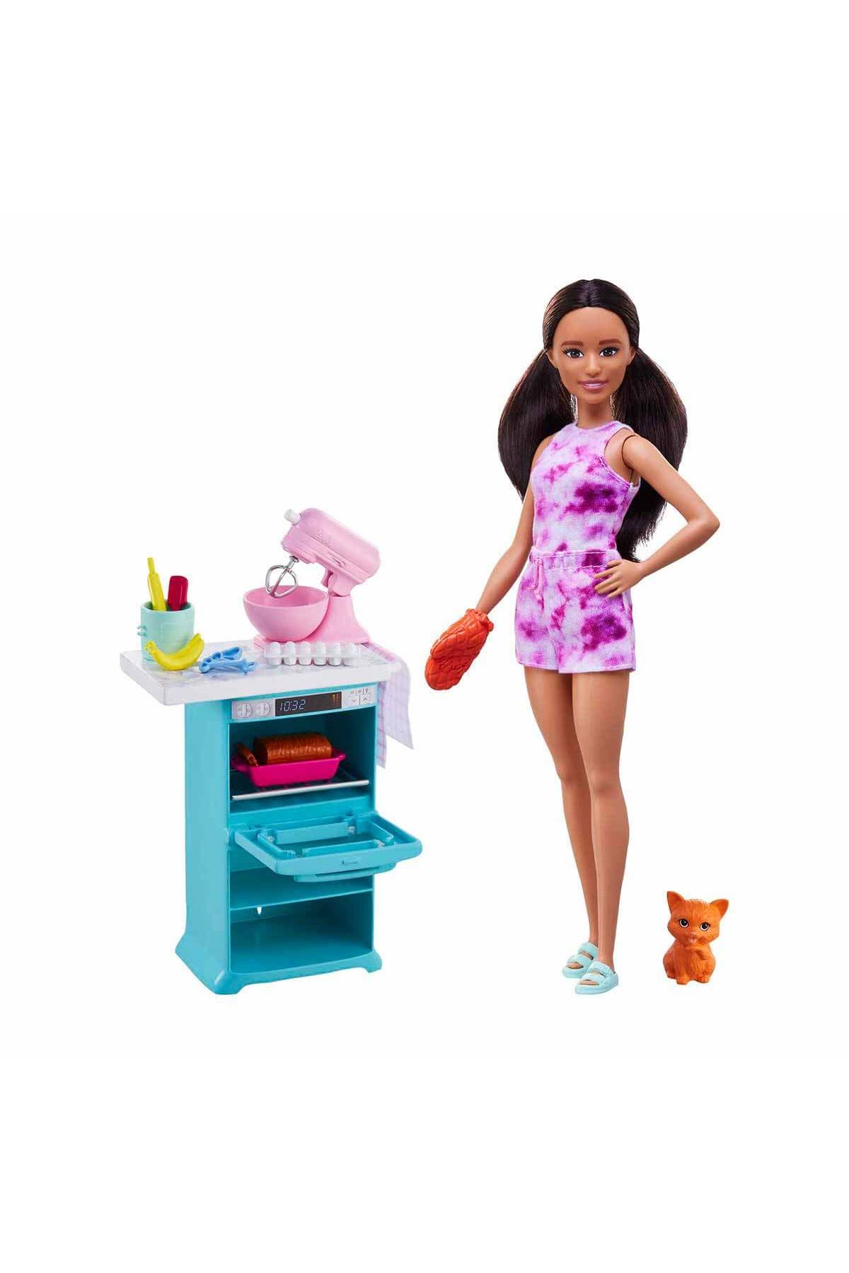 Barbie İle Mutfak Maceraları Oyun Seti HCD44 HCD43