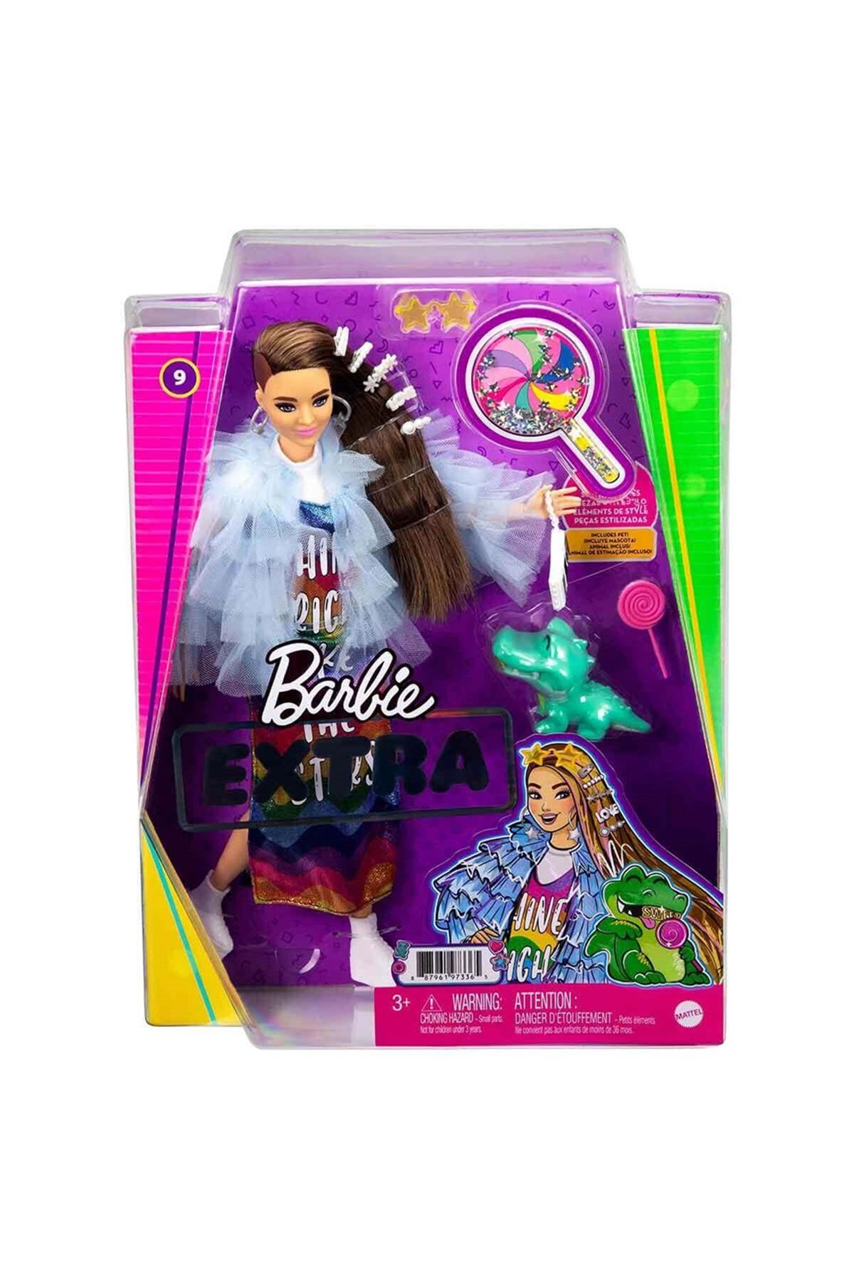 Barbie Extra Ceketli Bebek GYJ78 GRN27