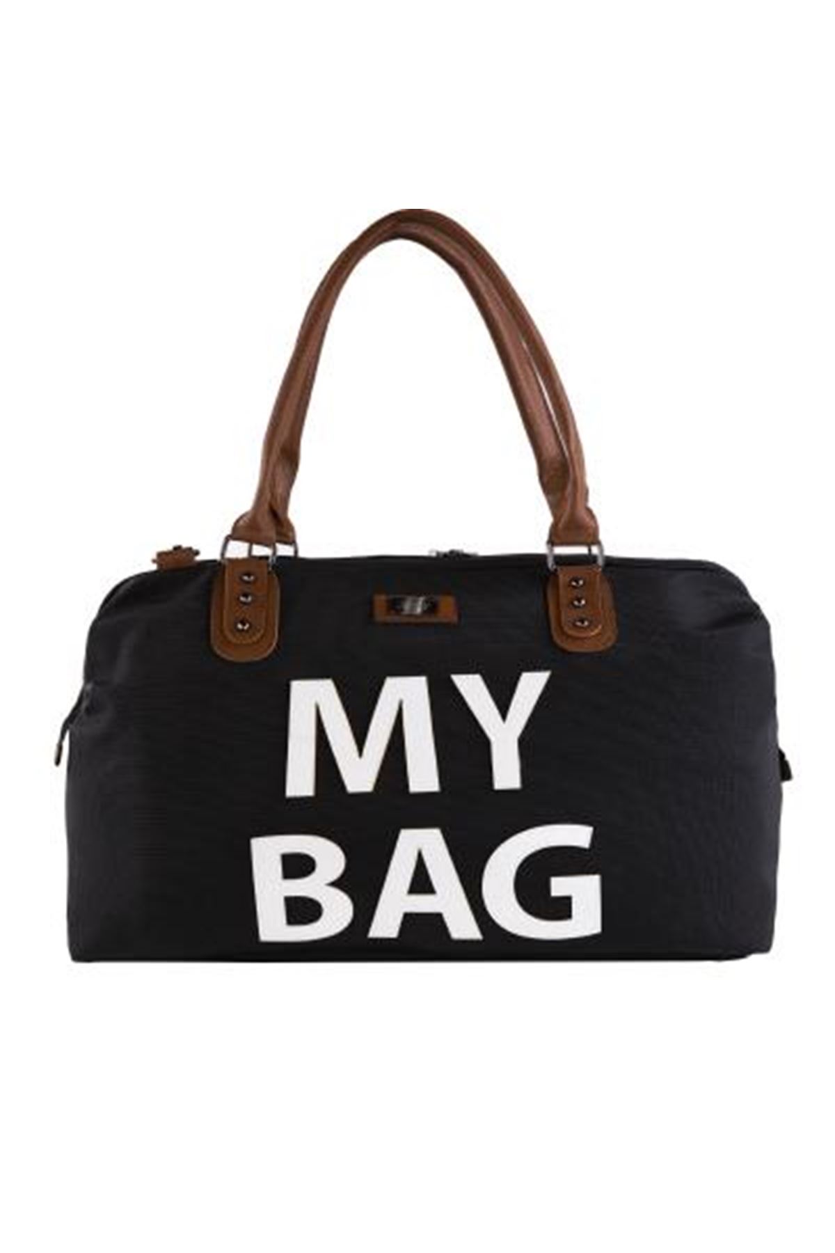 M&Y My Bag Deri Anne Bebek Bakım Çantası 7070 Siyah
