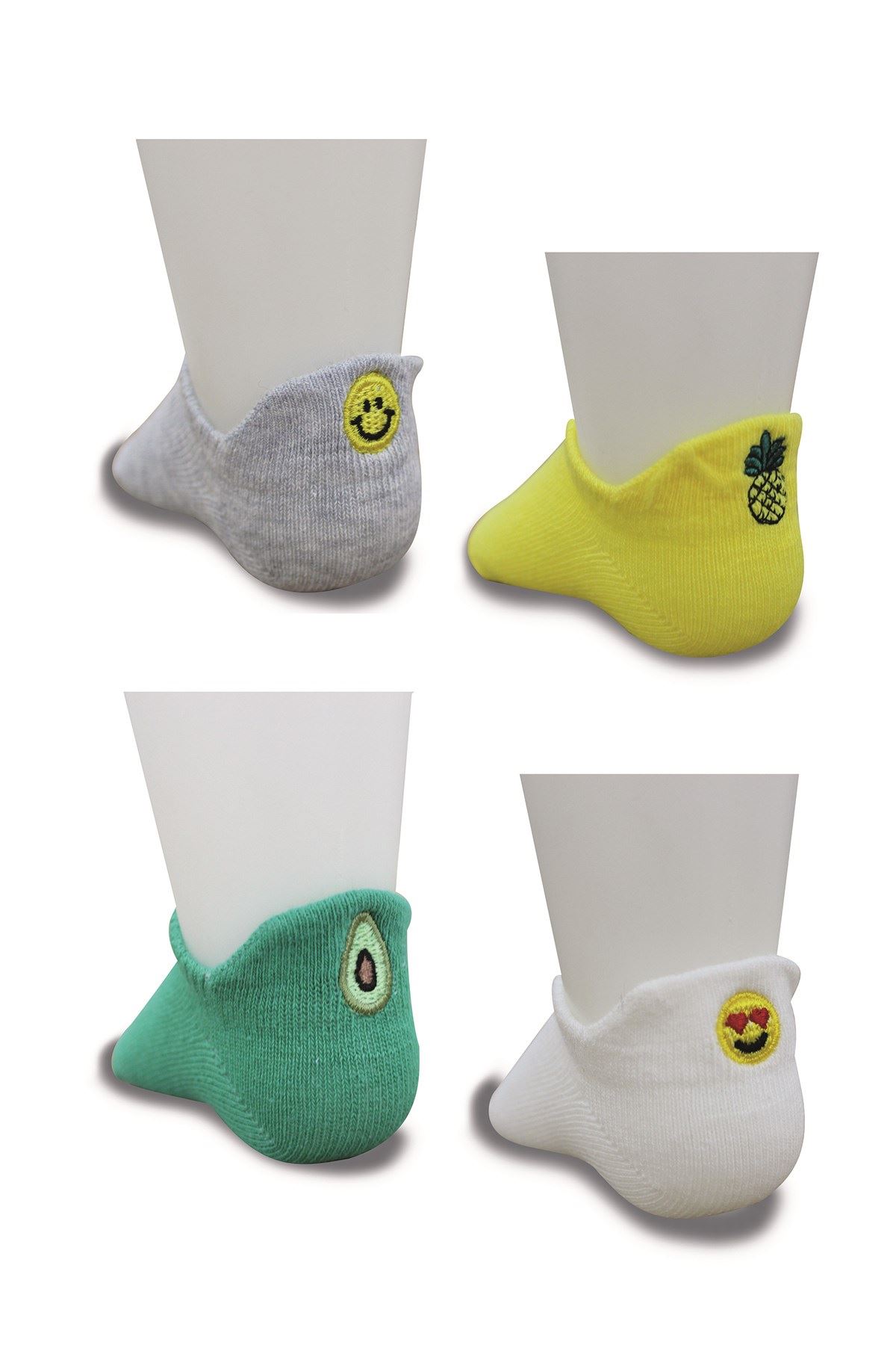 Bibaby Biorganic Sneakers Cute Çorap 68388 Ekru