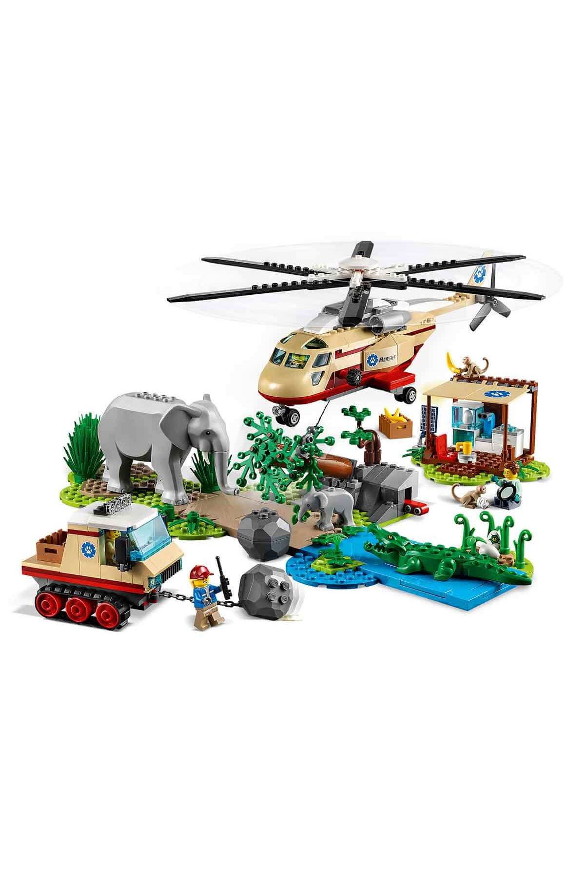 Lego City Wildlife Vahşi Hayvan Kurtarma Operasyonu 60302