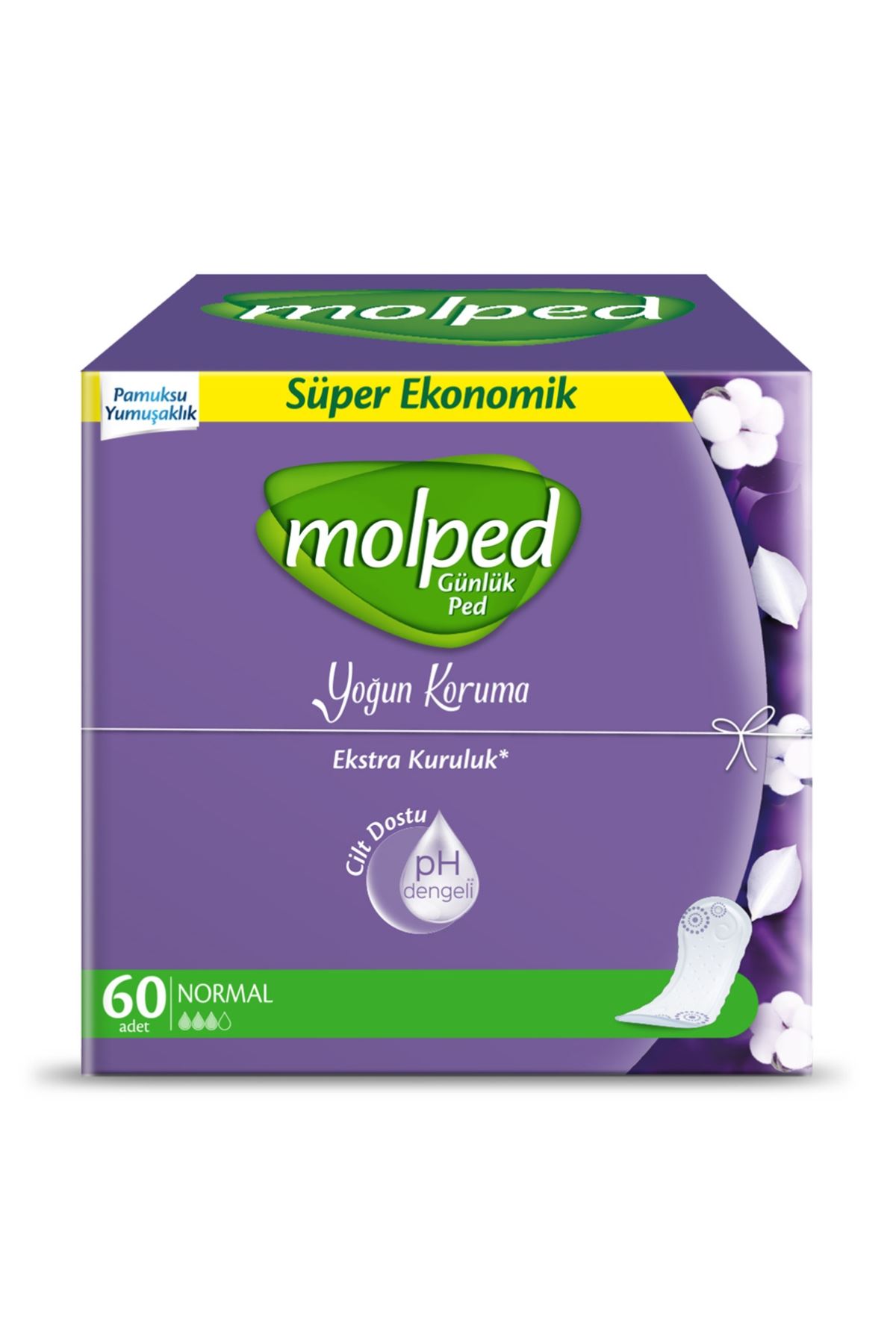 Molped Günlük Ped Yoğun Koruma Süper Eko 60'lı