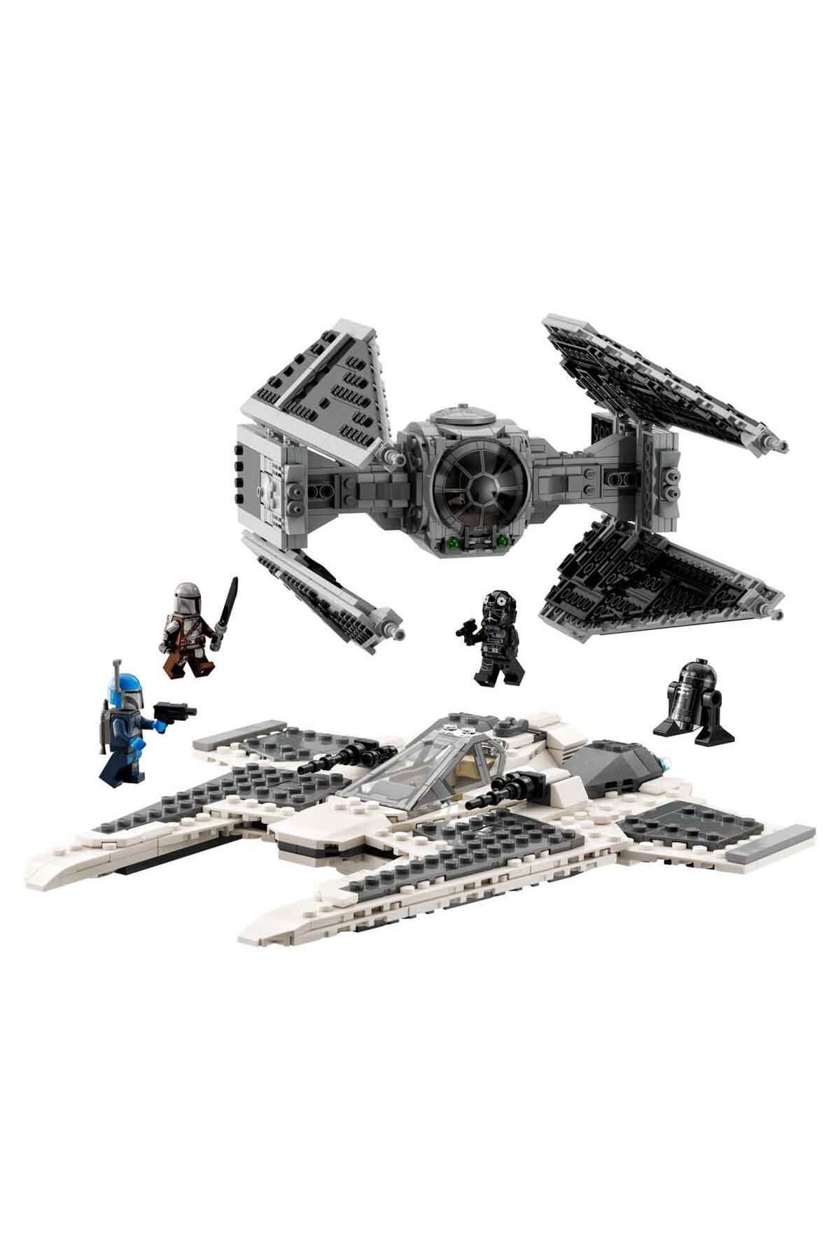 Lego Star Wars Mandalorian Fang Fighter Tıe Interceptor'a Karşı 75348