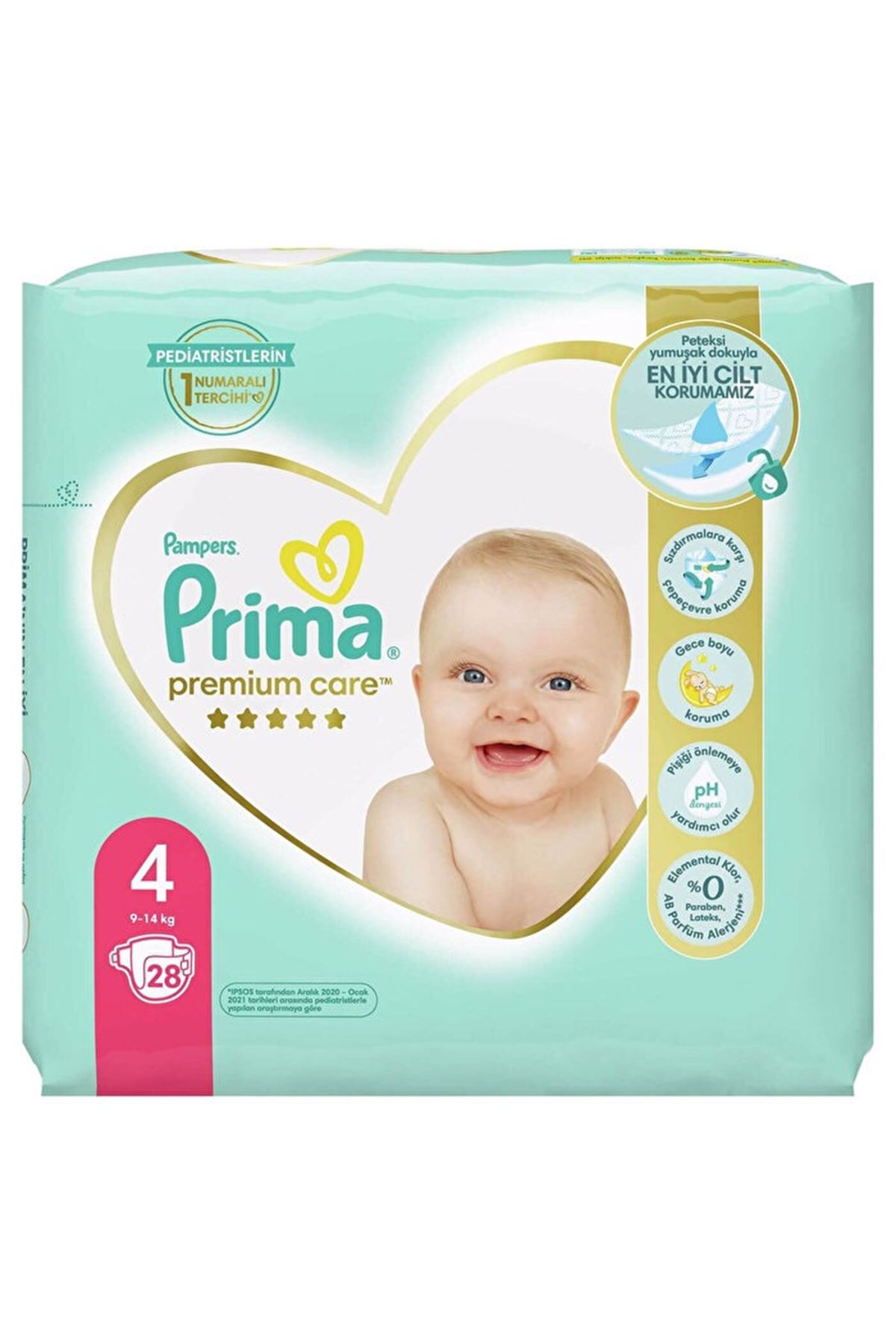 Prima Premium Care Bebek Bezi İkiz Paket 4 Beden 28 Adet