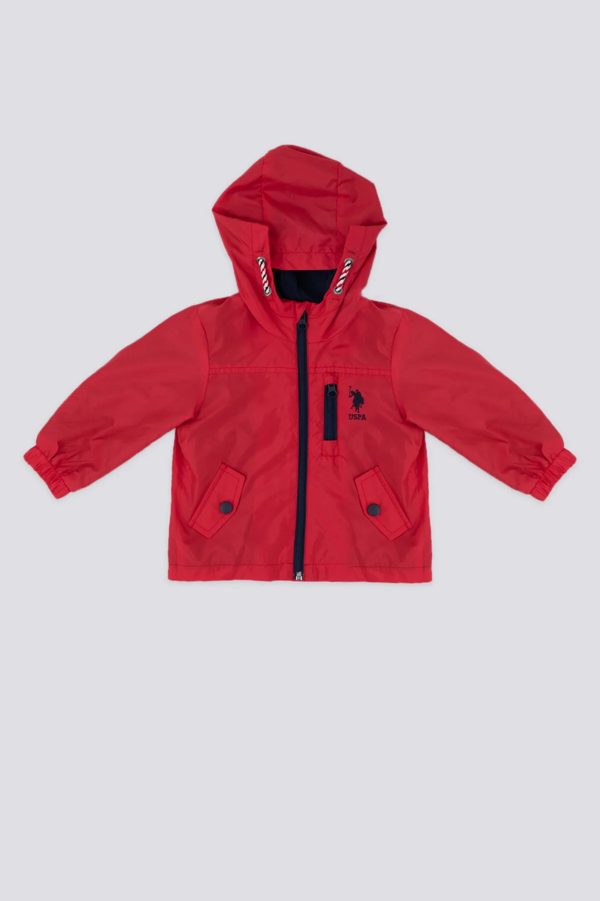 U.S. Polo Erkek Bebek Yağmurluk 1181 Kırmızı