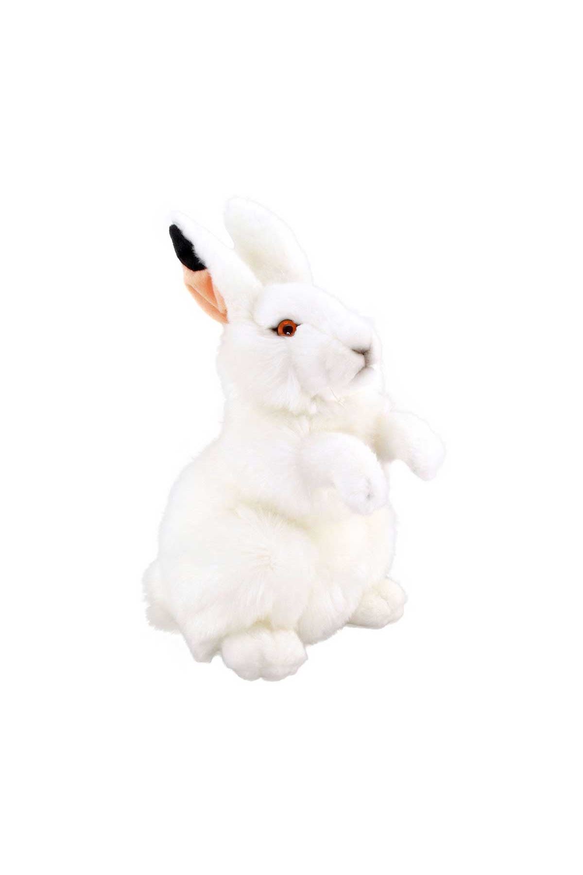 Beyaz Tavşan Peluş 28 Cm