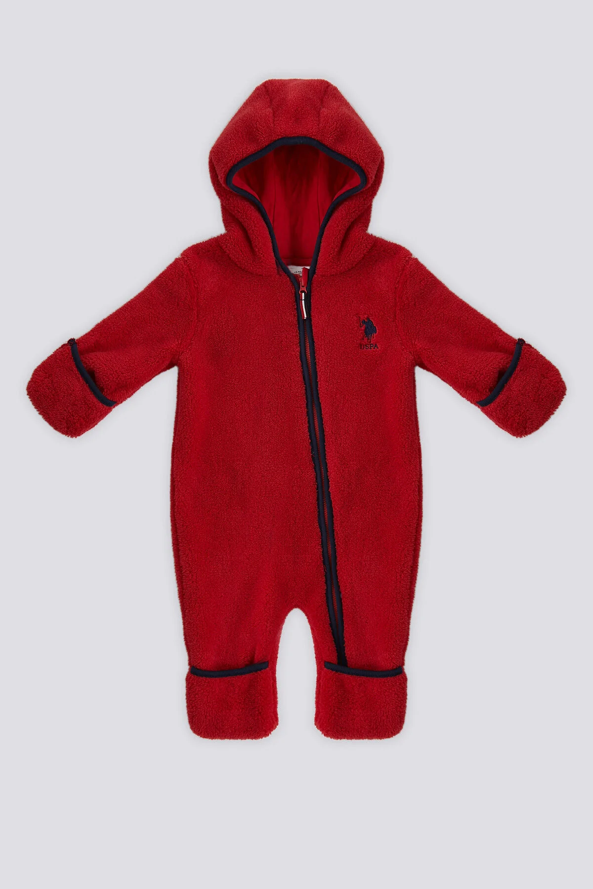 U.S. Polo Erkek Bebek Tulum 1436 Kırmızı