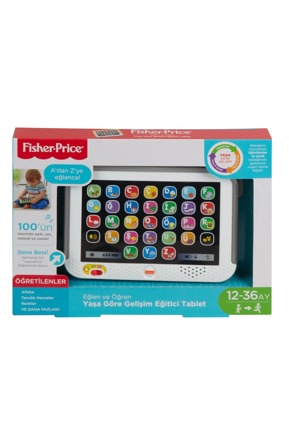 Fisher-Price LnL Yaşa Göre Gelişim Eğitici Tablet HXB69