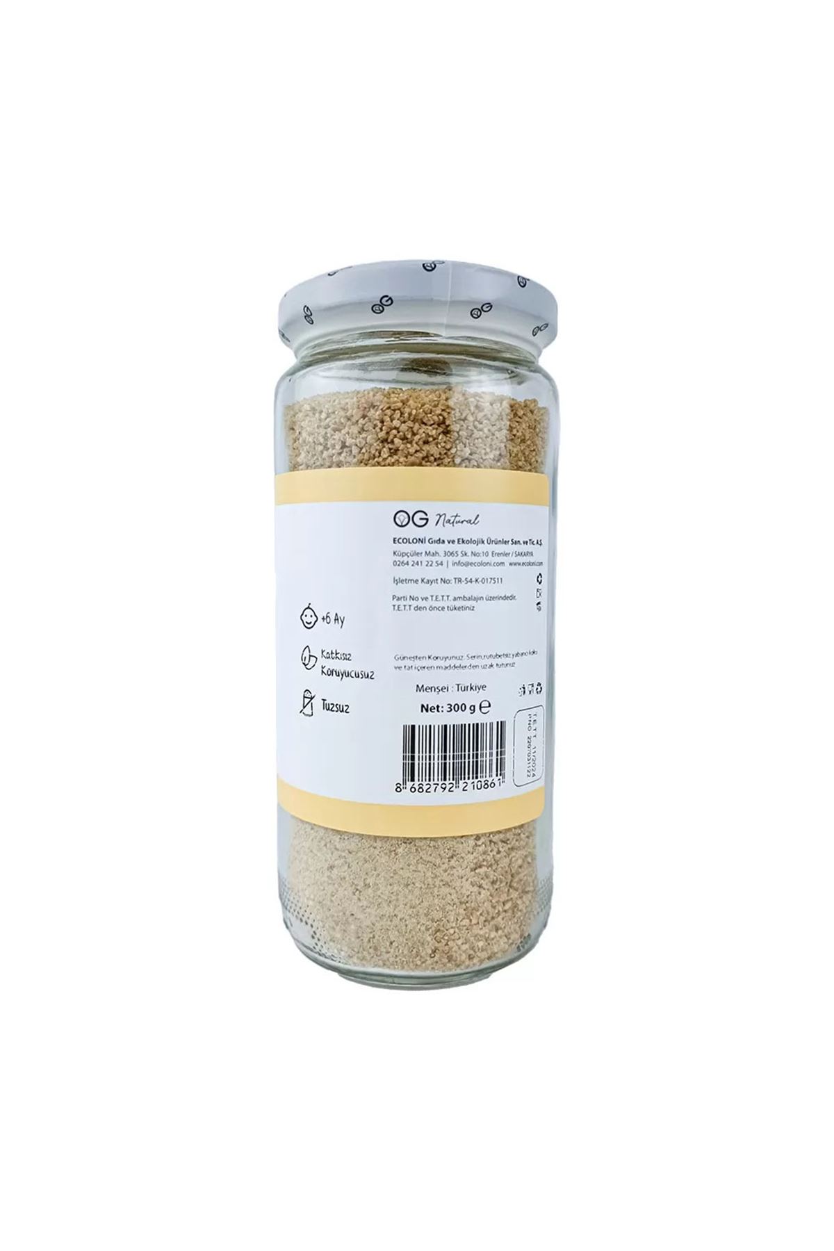 OG Natural Keçi Sütlü Bebek Tarhanası 300 Gr