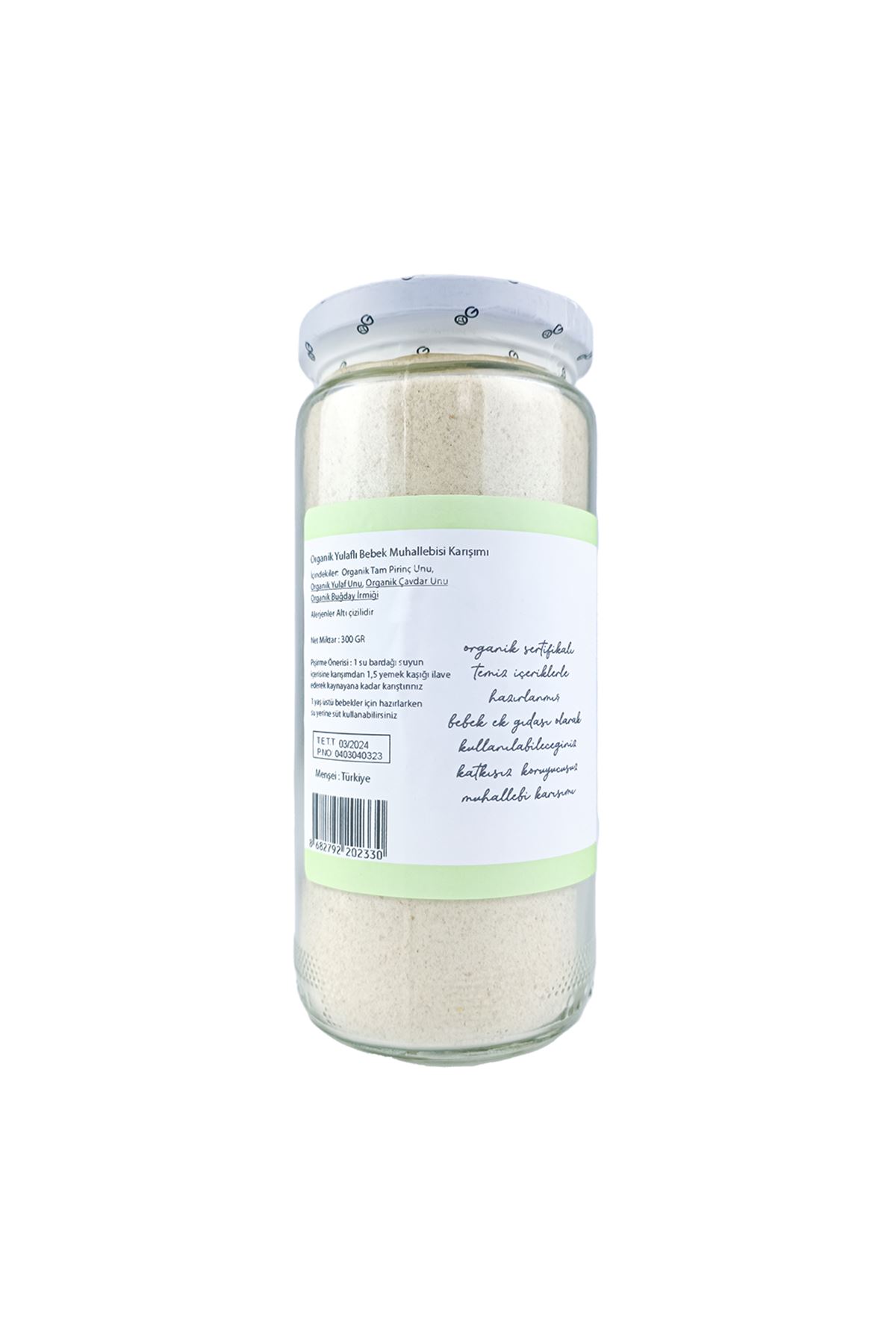 OG Natural Organik Yulaflı Bebek Muhallebisi Karışımı 300 Gr