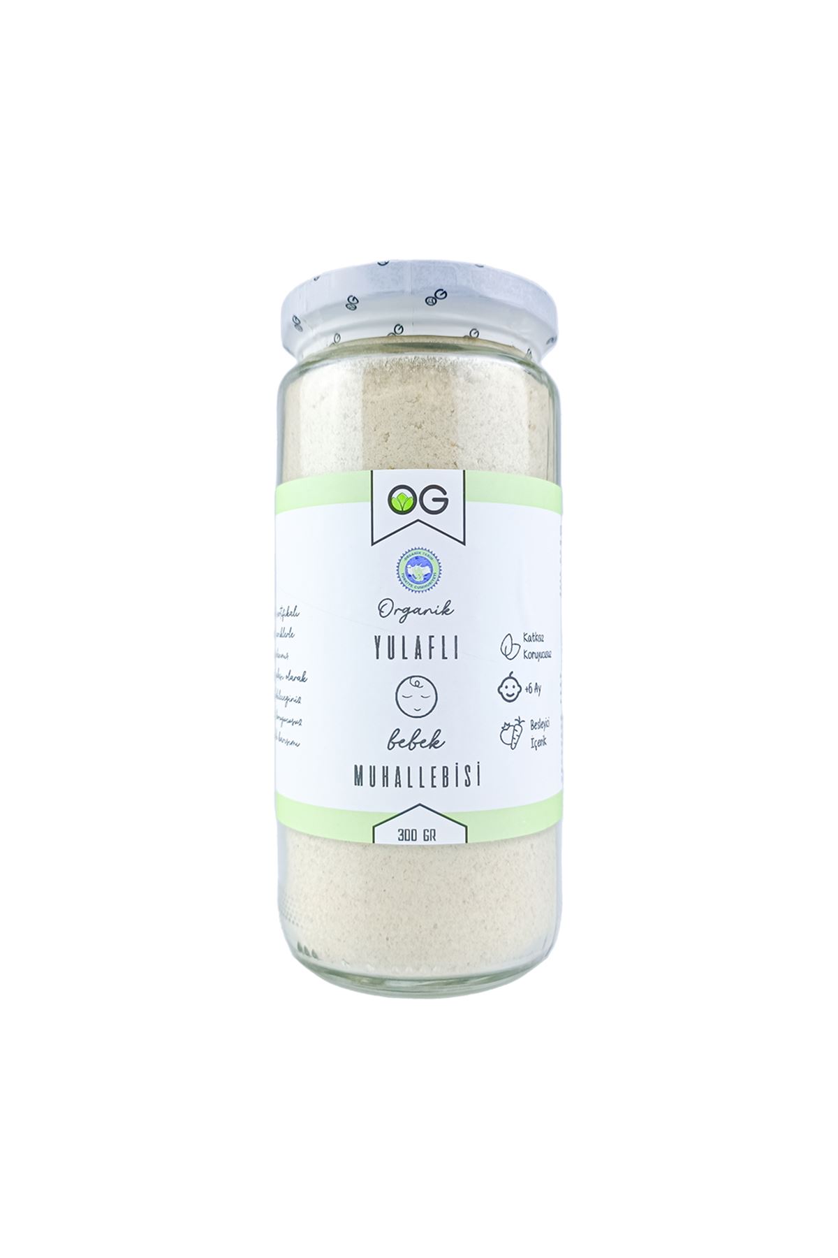 OG Natural Organik Yulaflı Bebek Muhallebisi Karışımı 300 Gr