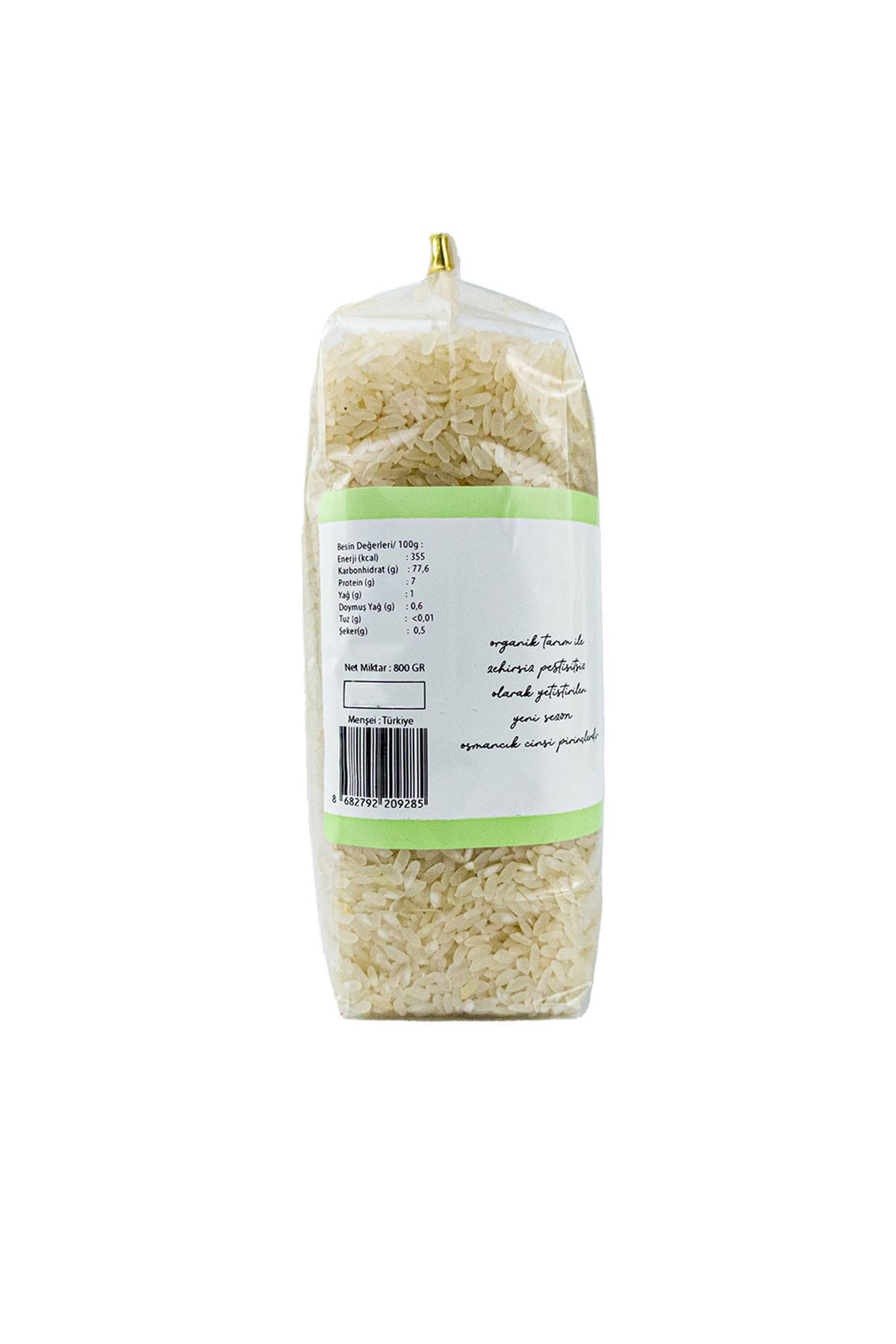 OG Natural Organik Sertifikalı Osmancık Pirinç 800 Gr