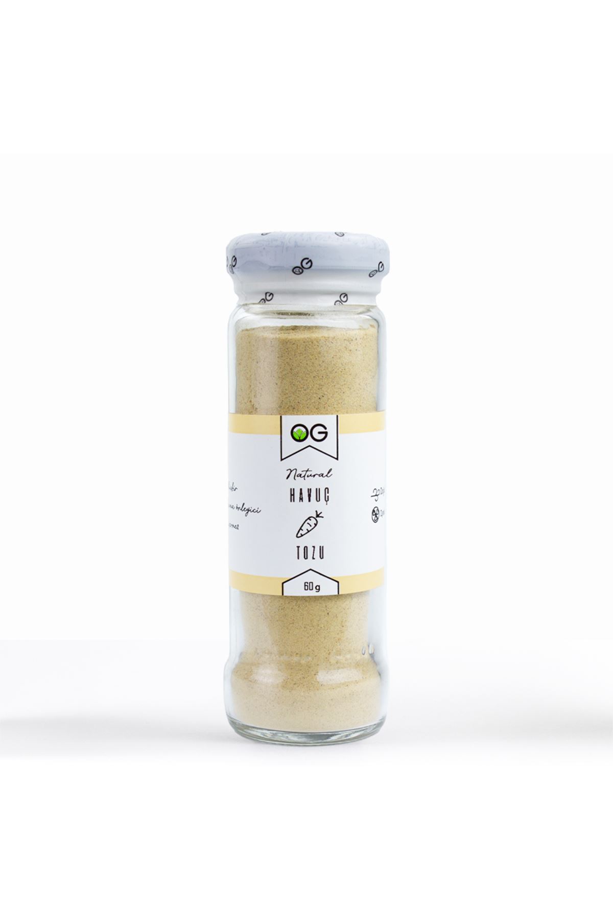 OG Natural Havuç Tozu 60 Gr