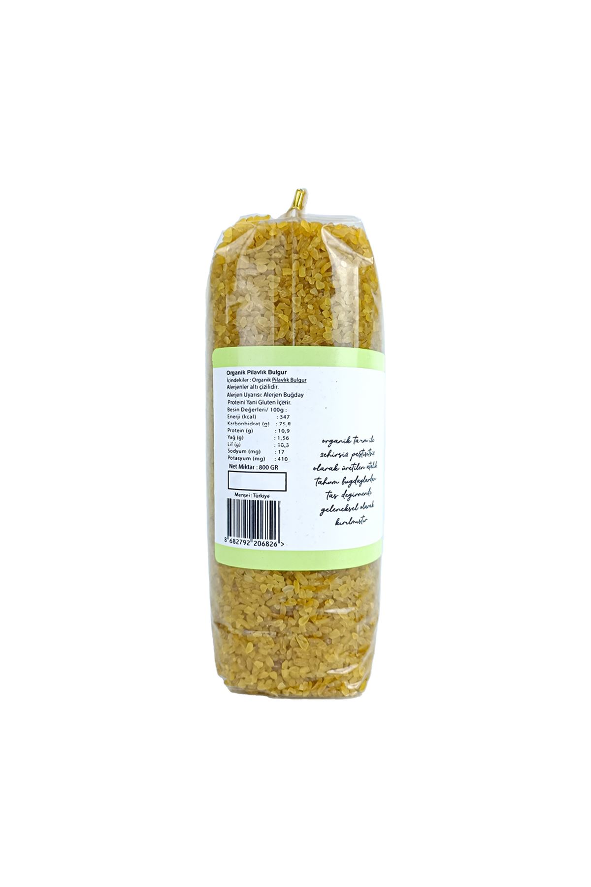 OG Natural Organik Pilavlık Bulgur 800 Gr