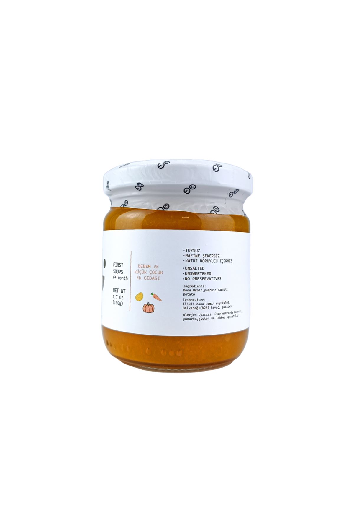 OG Natural Kemik Sulu Balkabağı Çorbası 190 Gr
