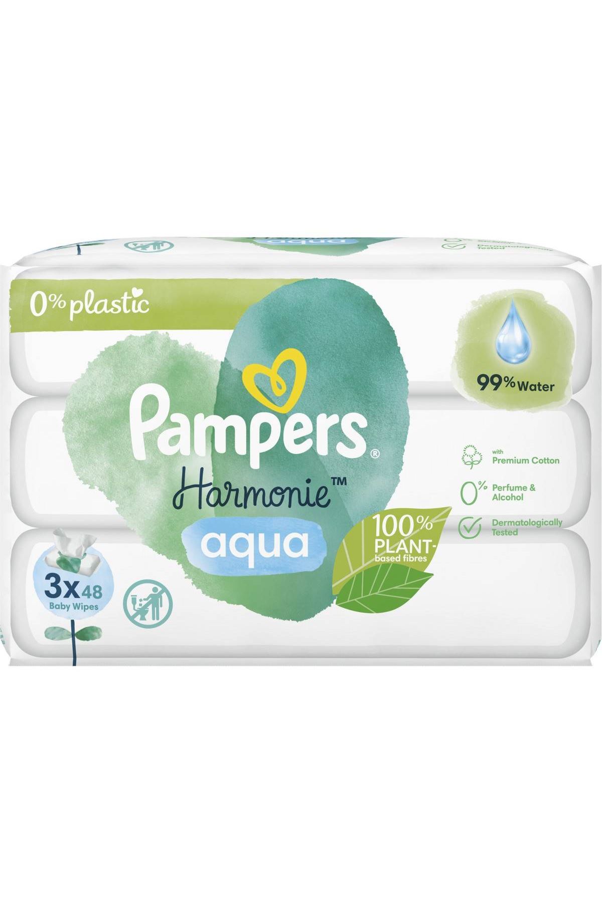 Prima Aqua Pure Islak Havlu Mendil 3'Lü 144 Yaprak