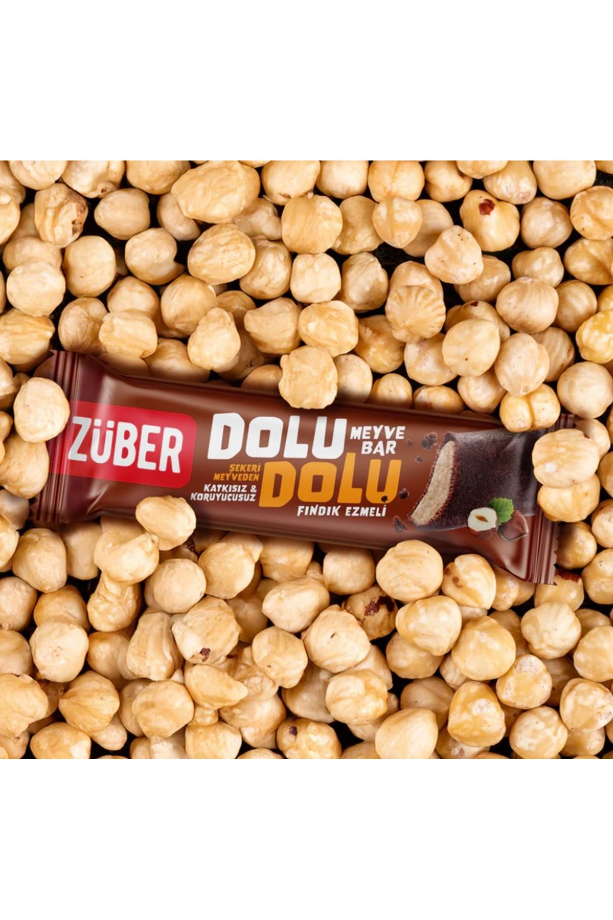 Züber Dolu Dolu Fındık Ezme Meyve Bar 30 Gr