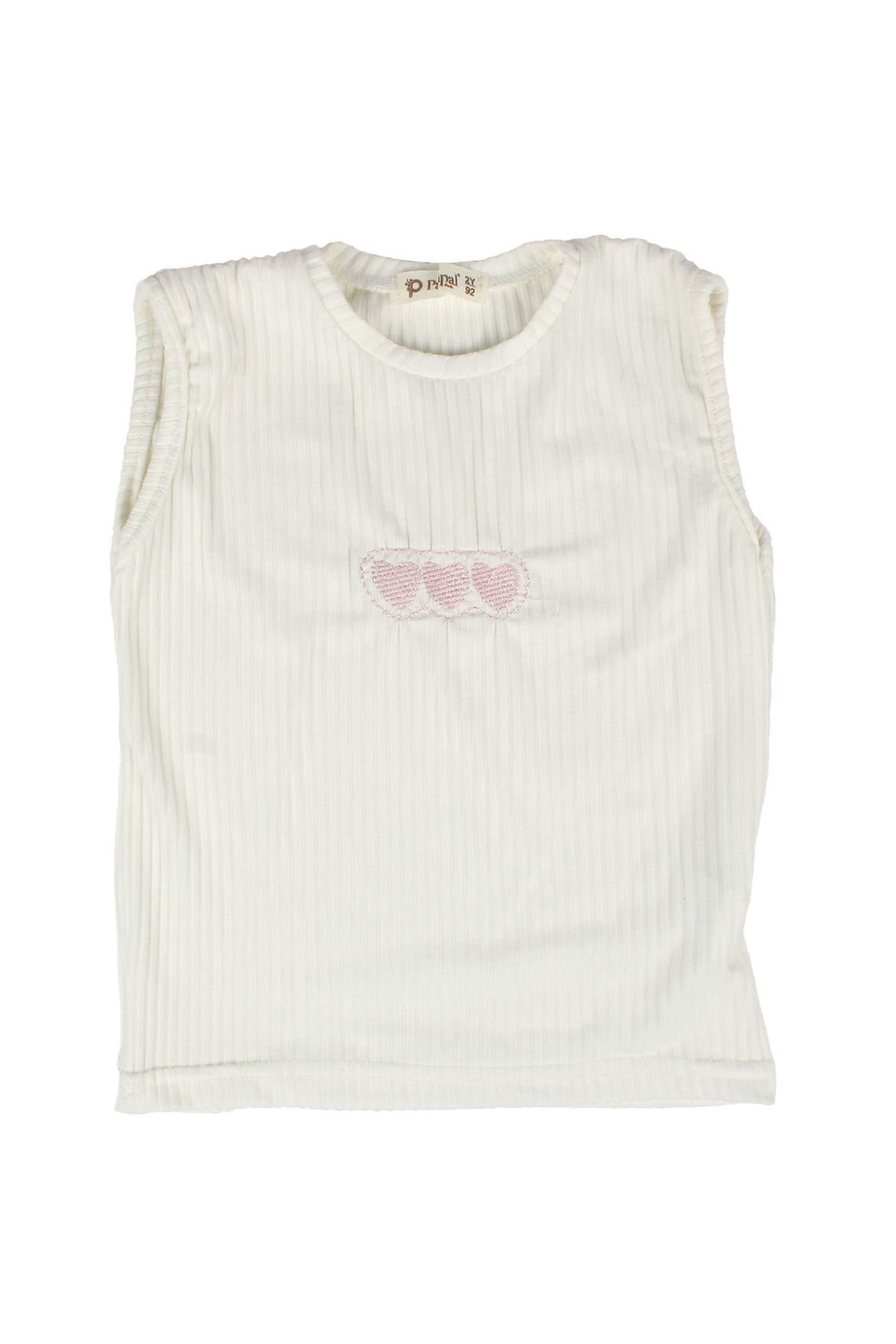 Kız Çocuk Pembe Ceket Siyah Kot Pantolonlu Badili Takım 3'lü Takım