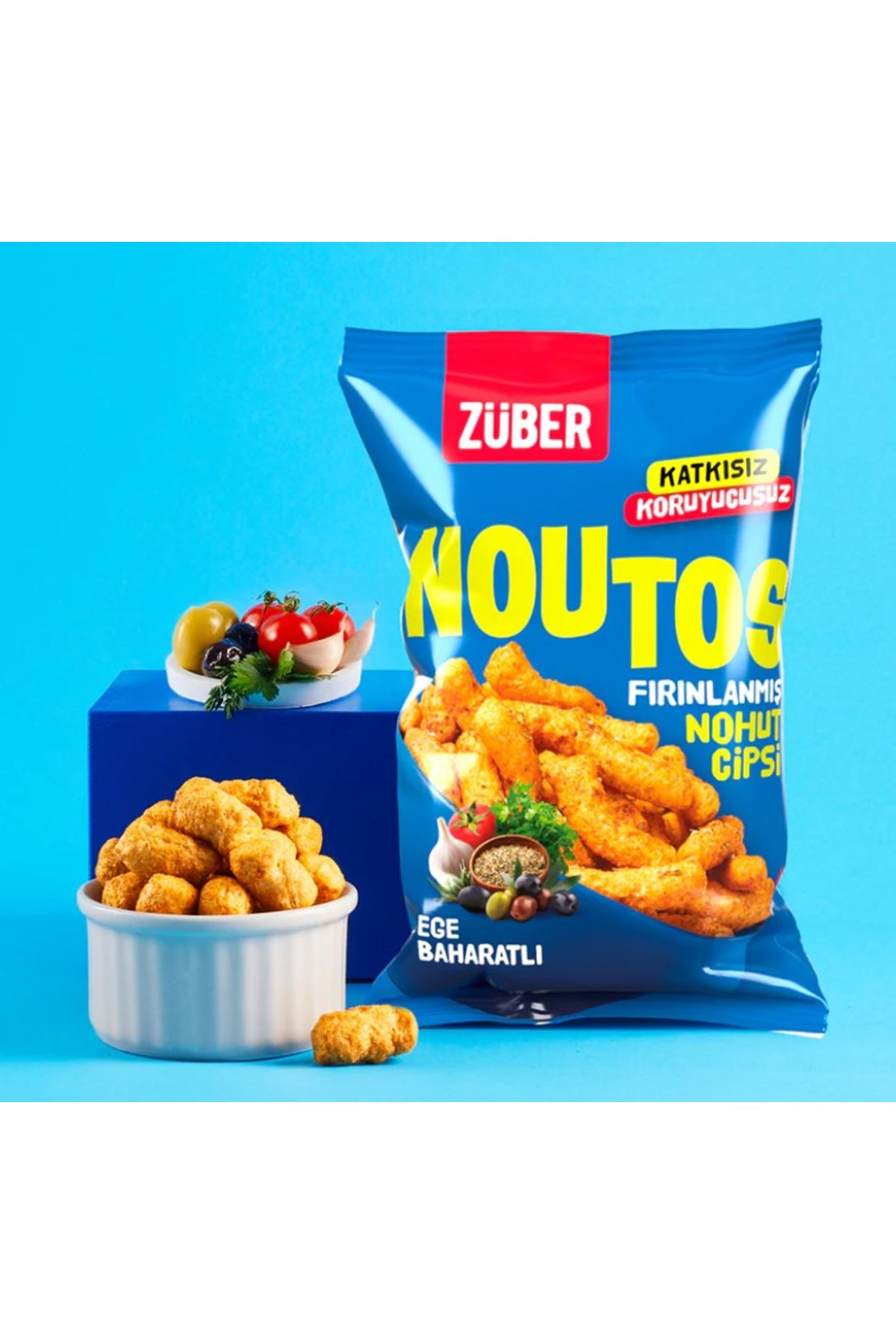 Züber Noutos Fırın Nohut Cipsi 55 Gr Ege Baharat