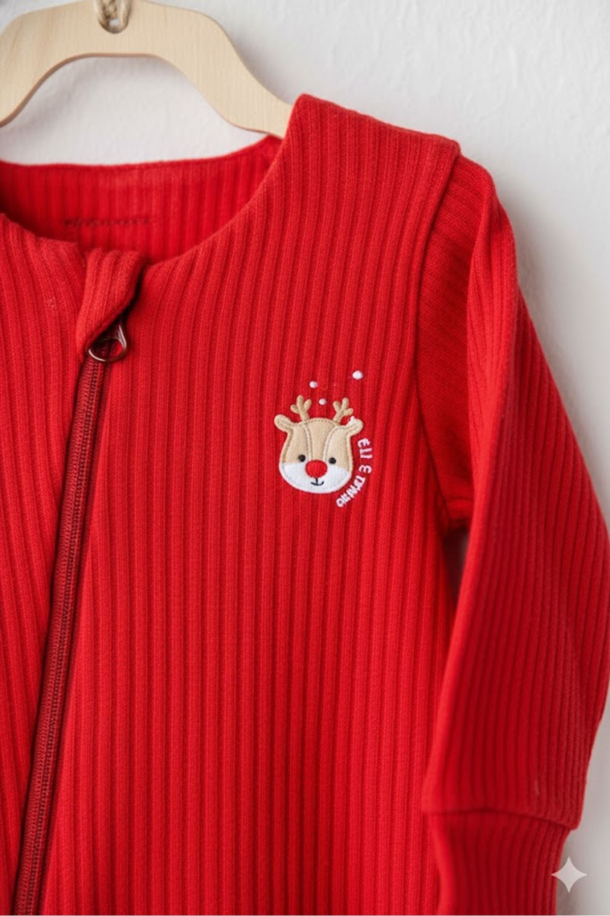 Andywawa AC25338 Happy Newyear Bebek Tulum Red