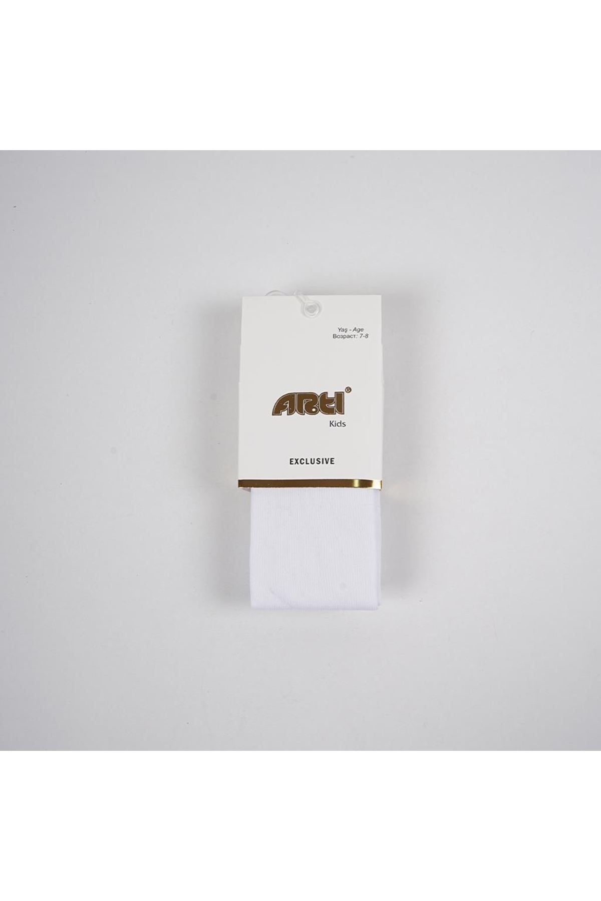 Artı Alona Düz Külotlu Çorap 300183 Beyaz