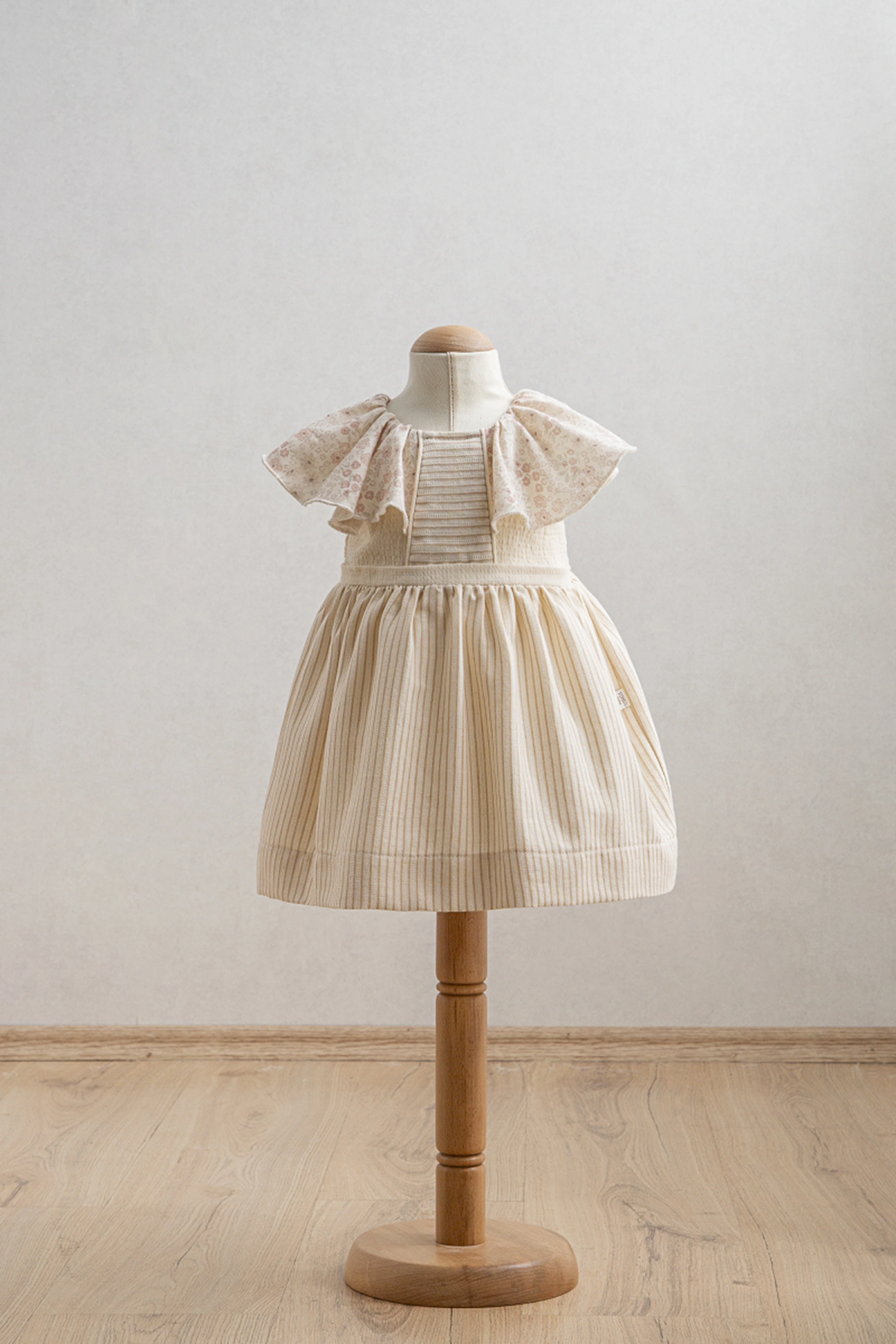 Tongs Baby Bebek Elbise 3944 Bej