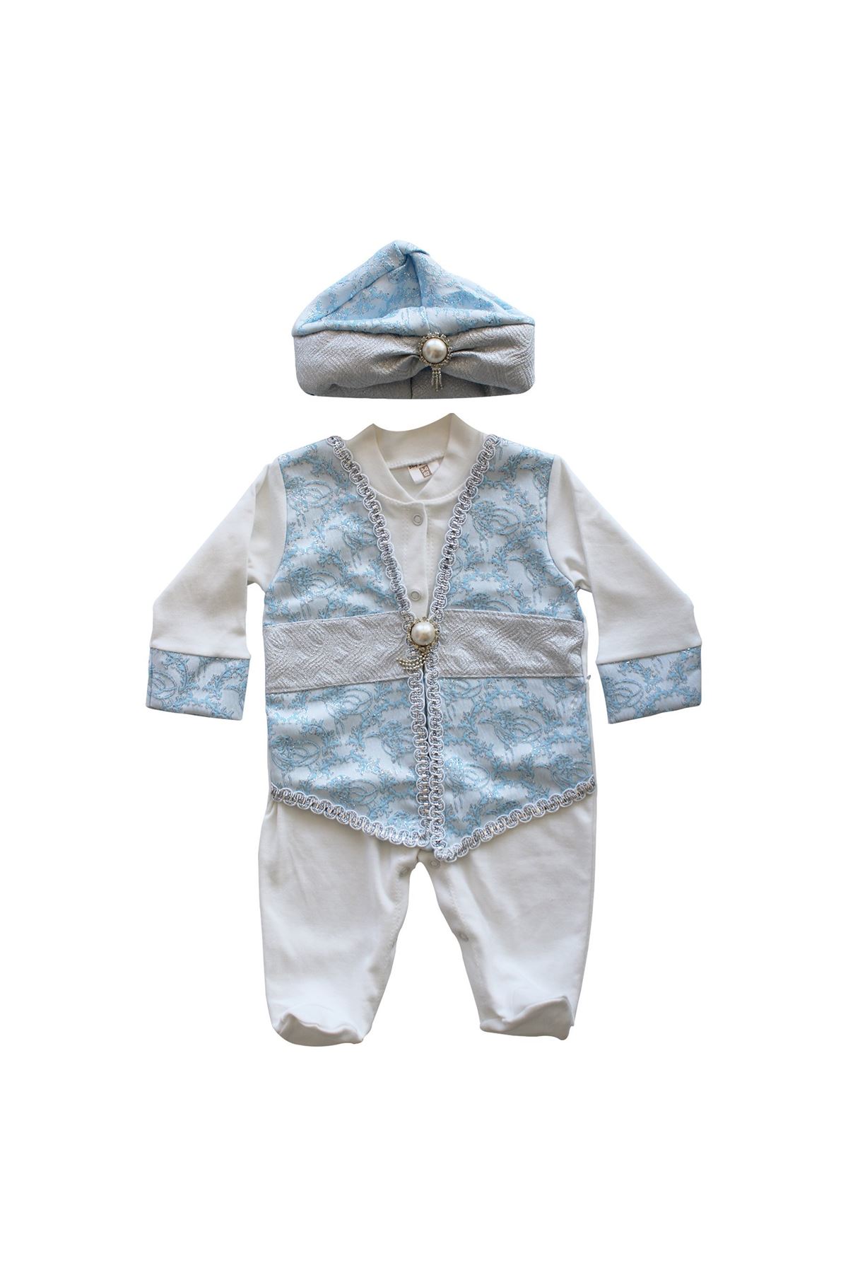Tuğra Mavi Şehzade Bebek Mevlüt Tulumu