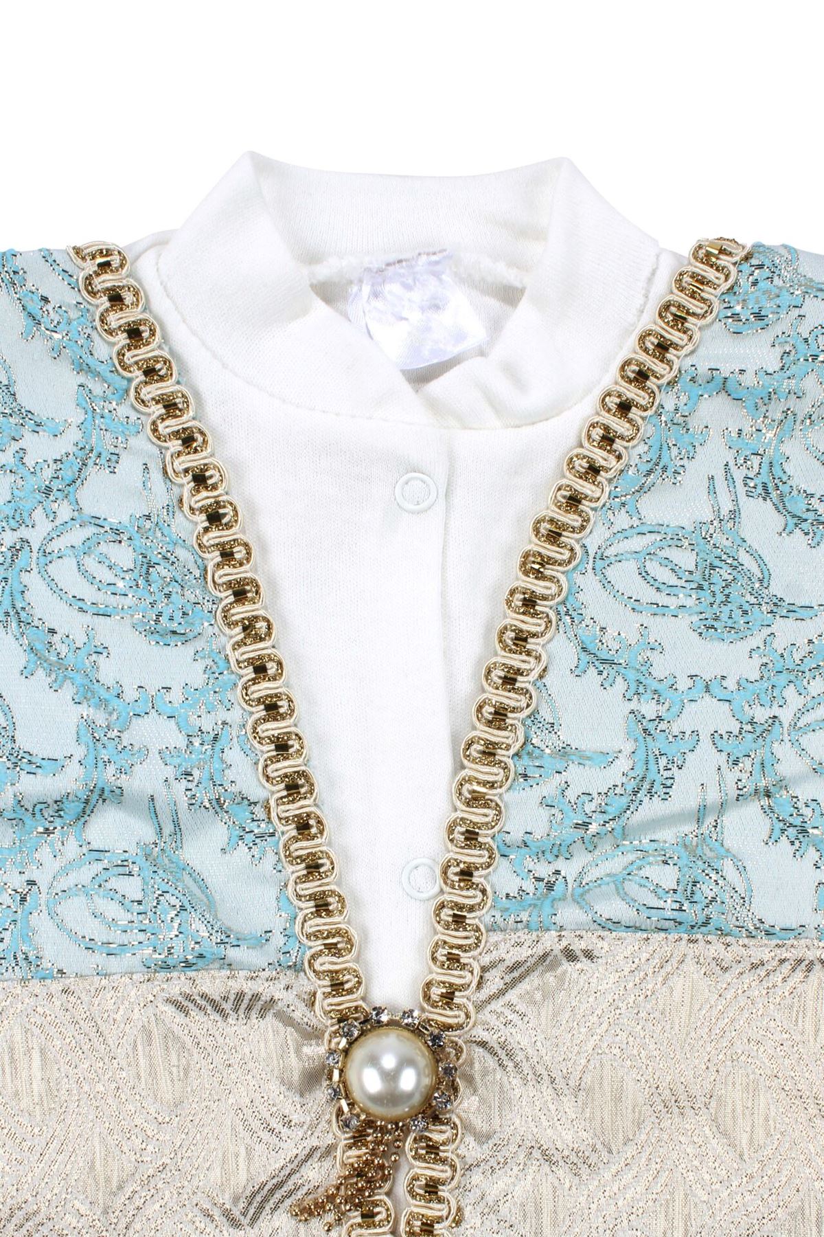 Erkek Bebek Mavi Gold Şehzade Mevlüt Tulumu