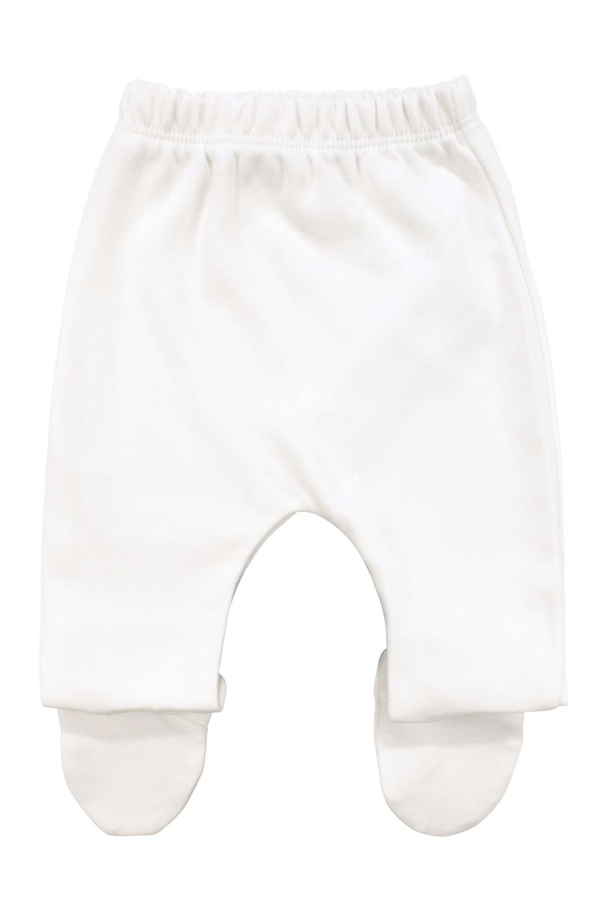 Kız Bebek Ekru Fisto Yakalı Papatya Nakışlı 5'li Hastane Çıkış Seti