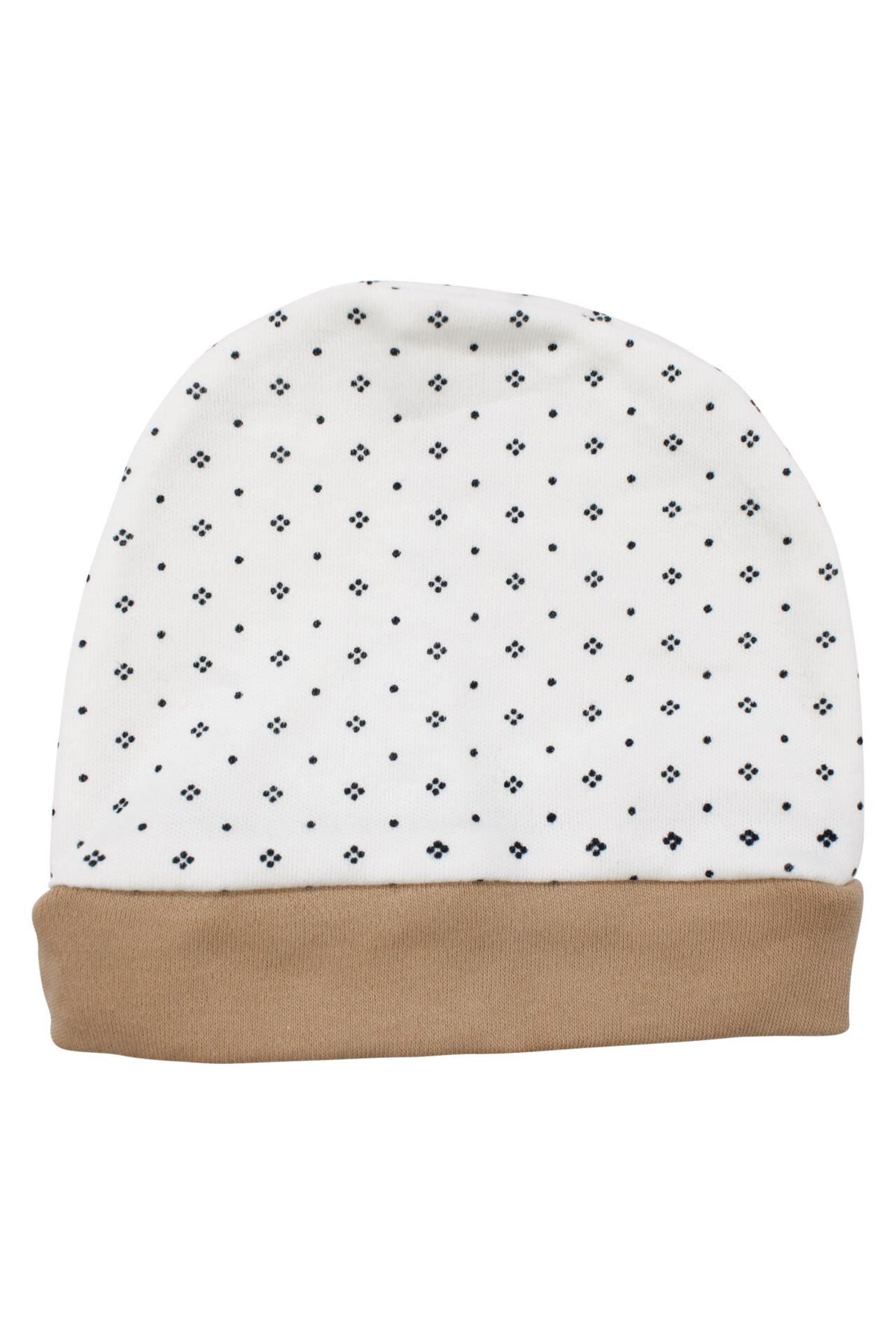 Erkek Bebek Kahve Ekru At Nakışlı 5 Parça Hastane Çıkış Seti