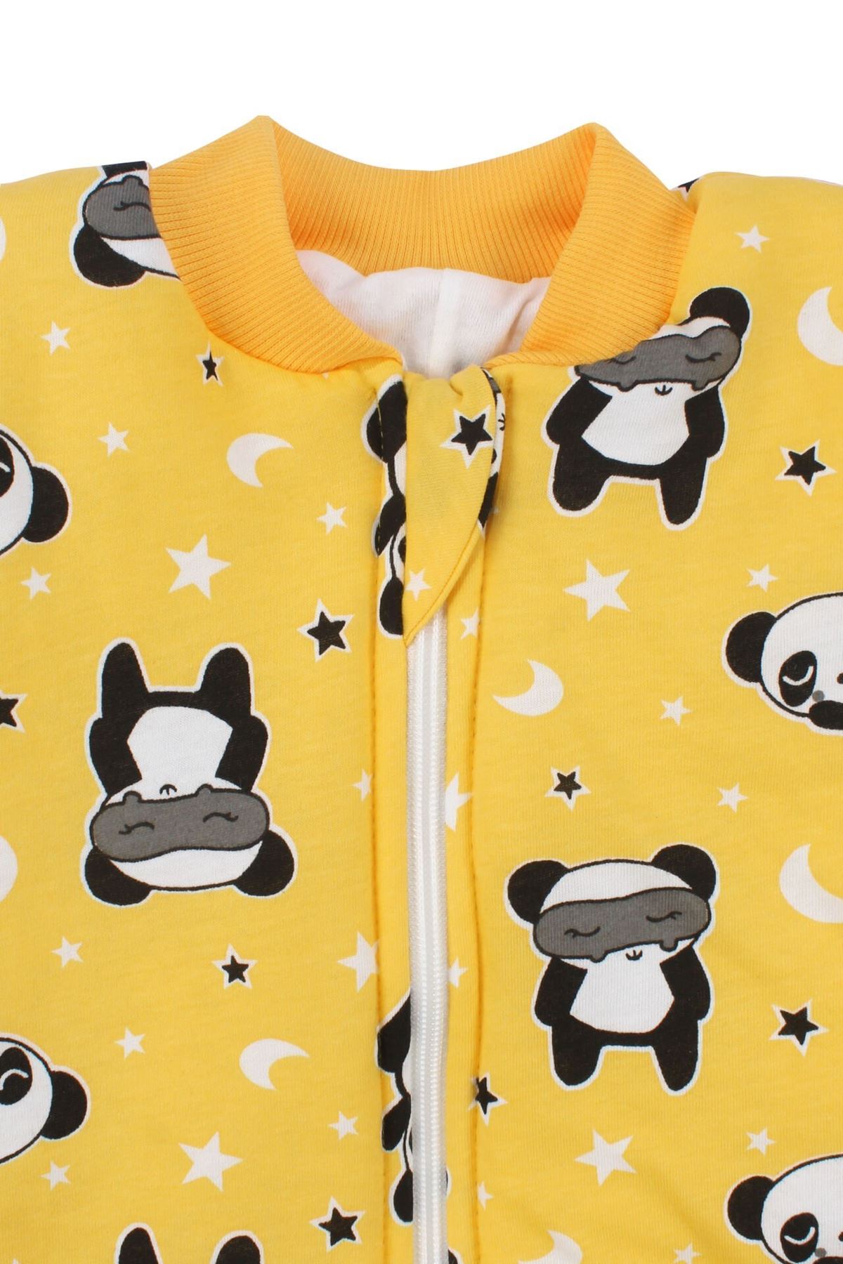 Unisex Sarı Panda Yıldız Desenli Uyku Tulumu 2.5 TOG