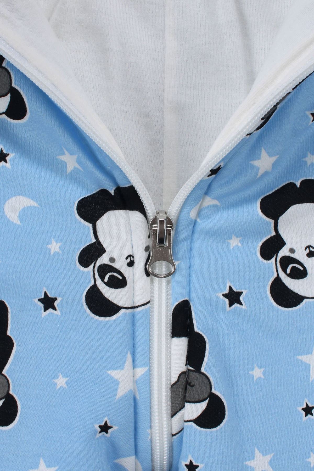 Erkek Çocuk Mavi Panda Yıldız Desenli Uyku Tulumu 2.5 TOG