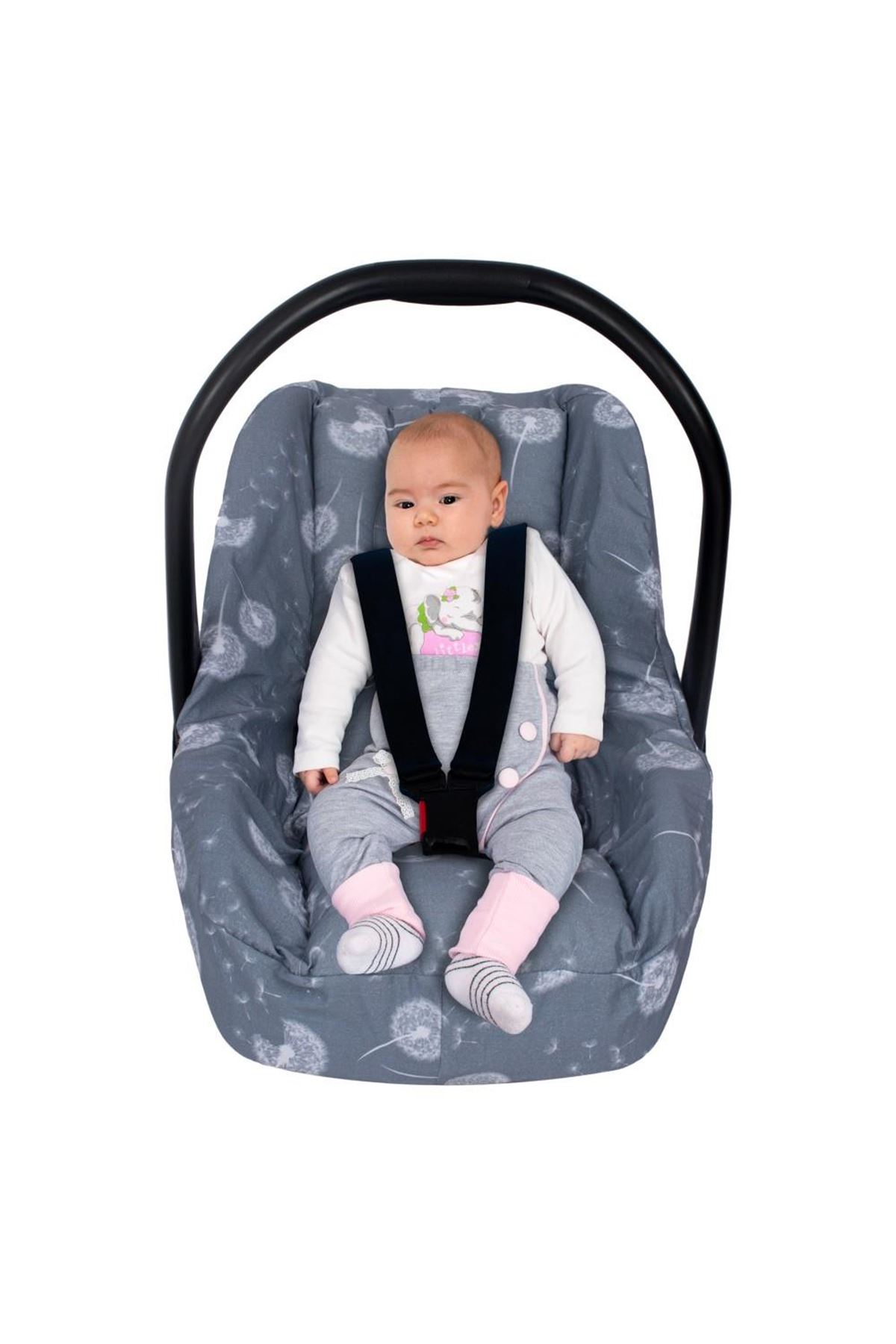 Sevi Bebe Bel Destekli Ana Kucağı Örtüsü ART-61 Uç Uç Desen