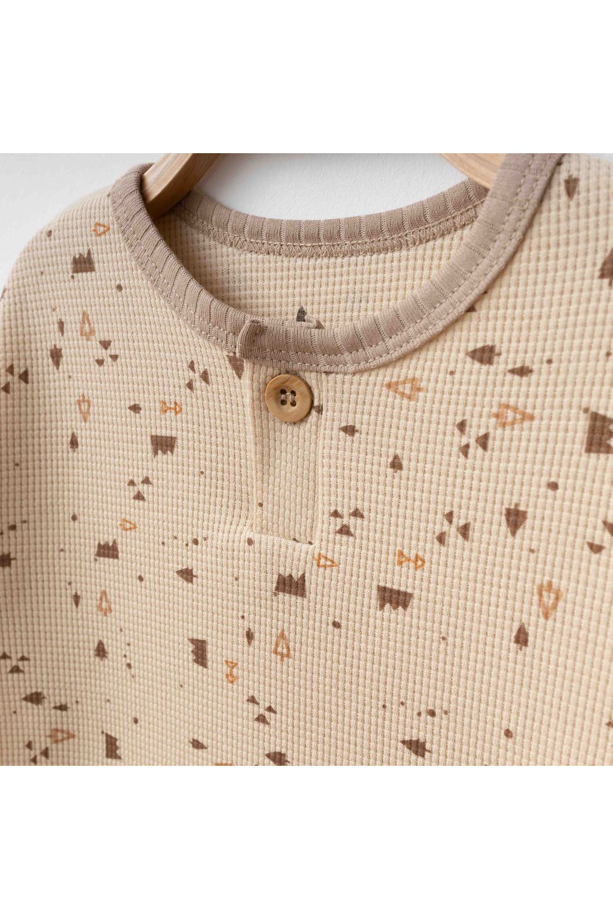 Eslenza Organik Waffle 2'li Takım 2080 Bej