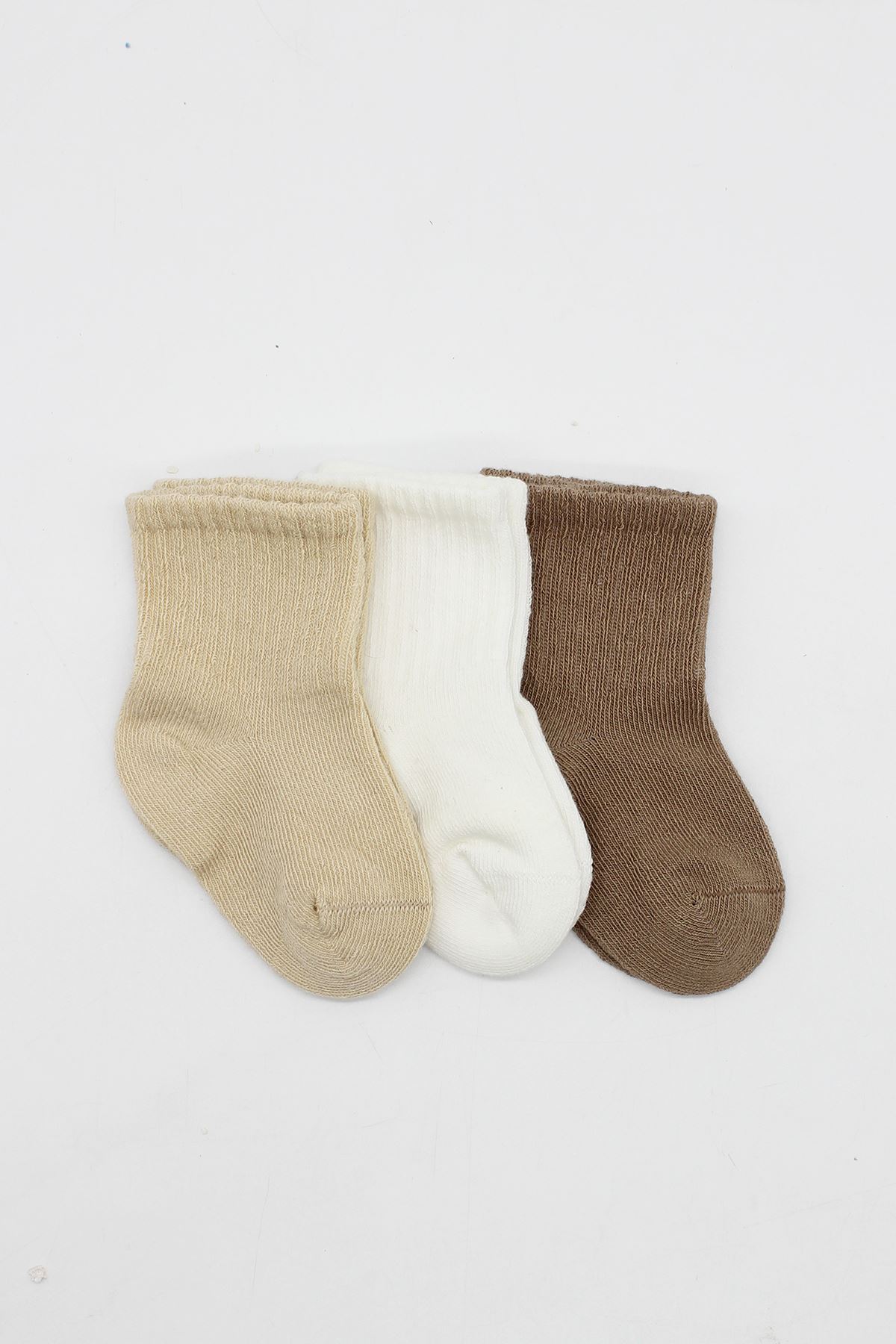 Bistyle Dog Boy 3'lü Penye Soket Çorap 10134 Bej