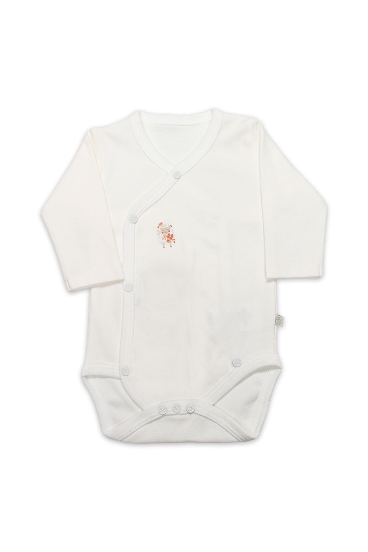 Bi̇style Kruvaze Body Uzun Kol Fluffy And Lovely 17110 Bej