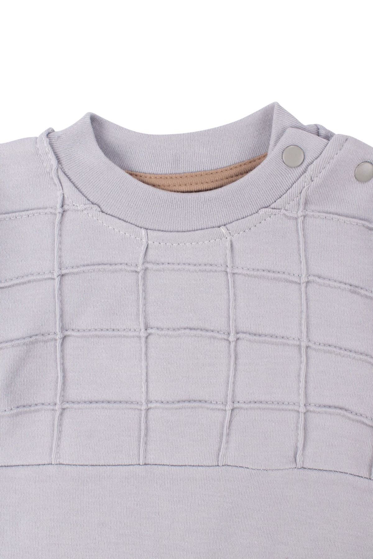 Erkek Bebek Gri Clothing Armalı İkili Takım