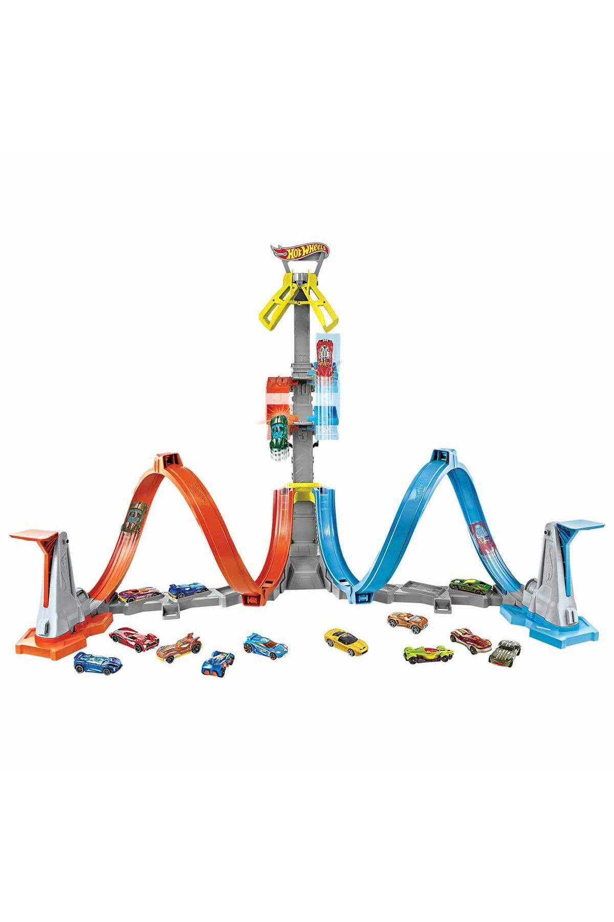 Hot Wheels Dikey Uçuş Heyacanı Yarış Seti GRW39