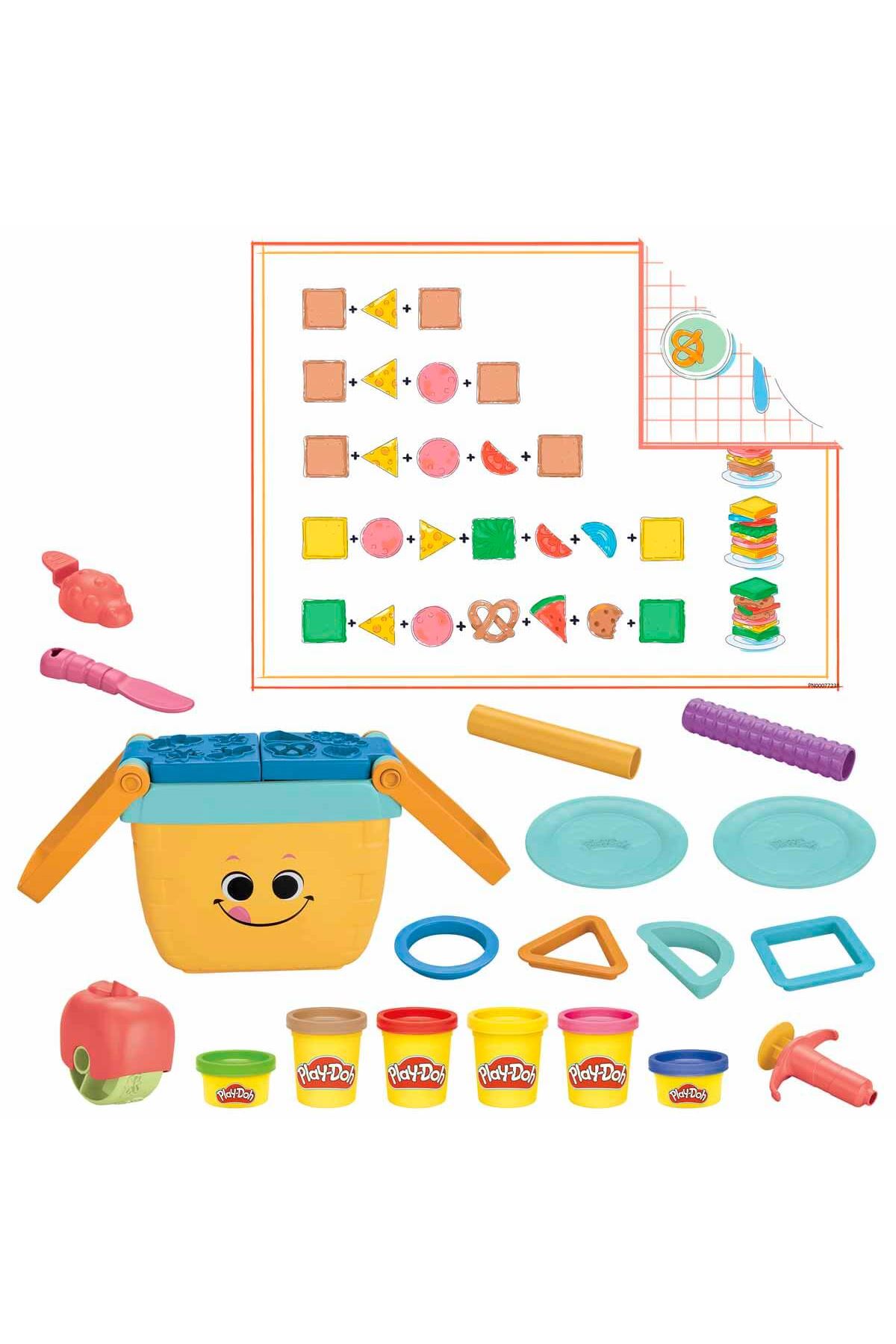 Play Doh Piknik Şekilleri Başlangıç Seti F6916