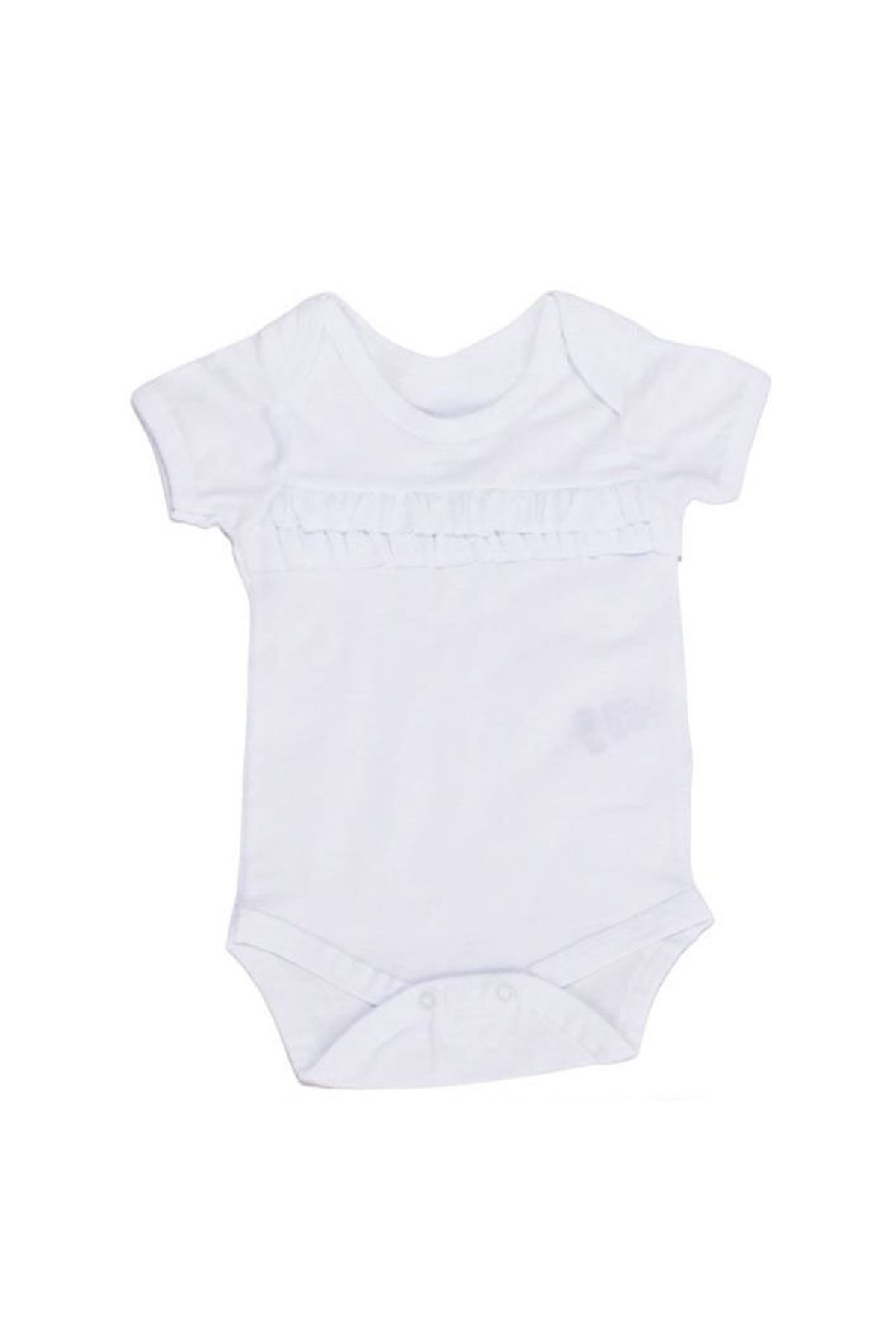Kız Bebek Beyaz Somon Fistolu Badili  2'li Takım