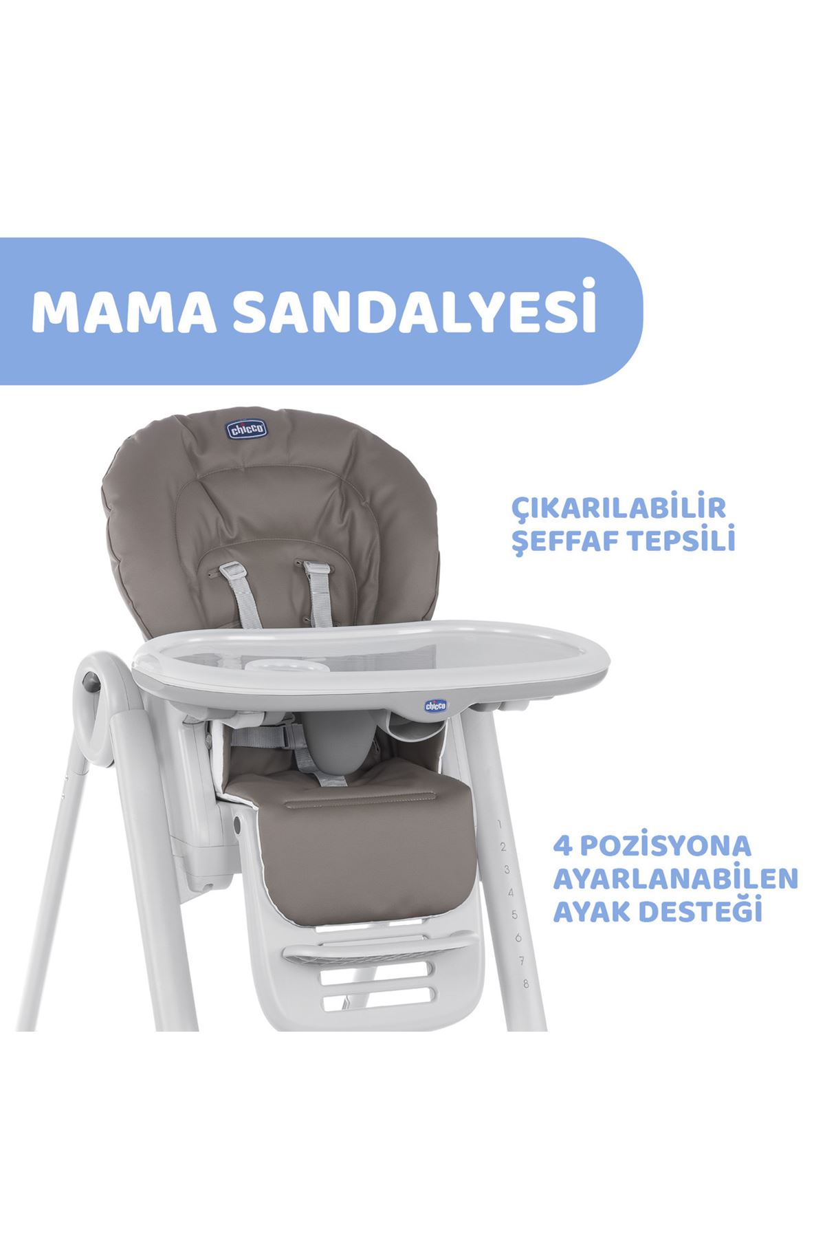 Chicco Polly Magic Mama Sandalyesi Brown