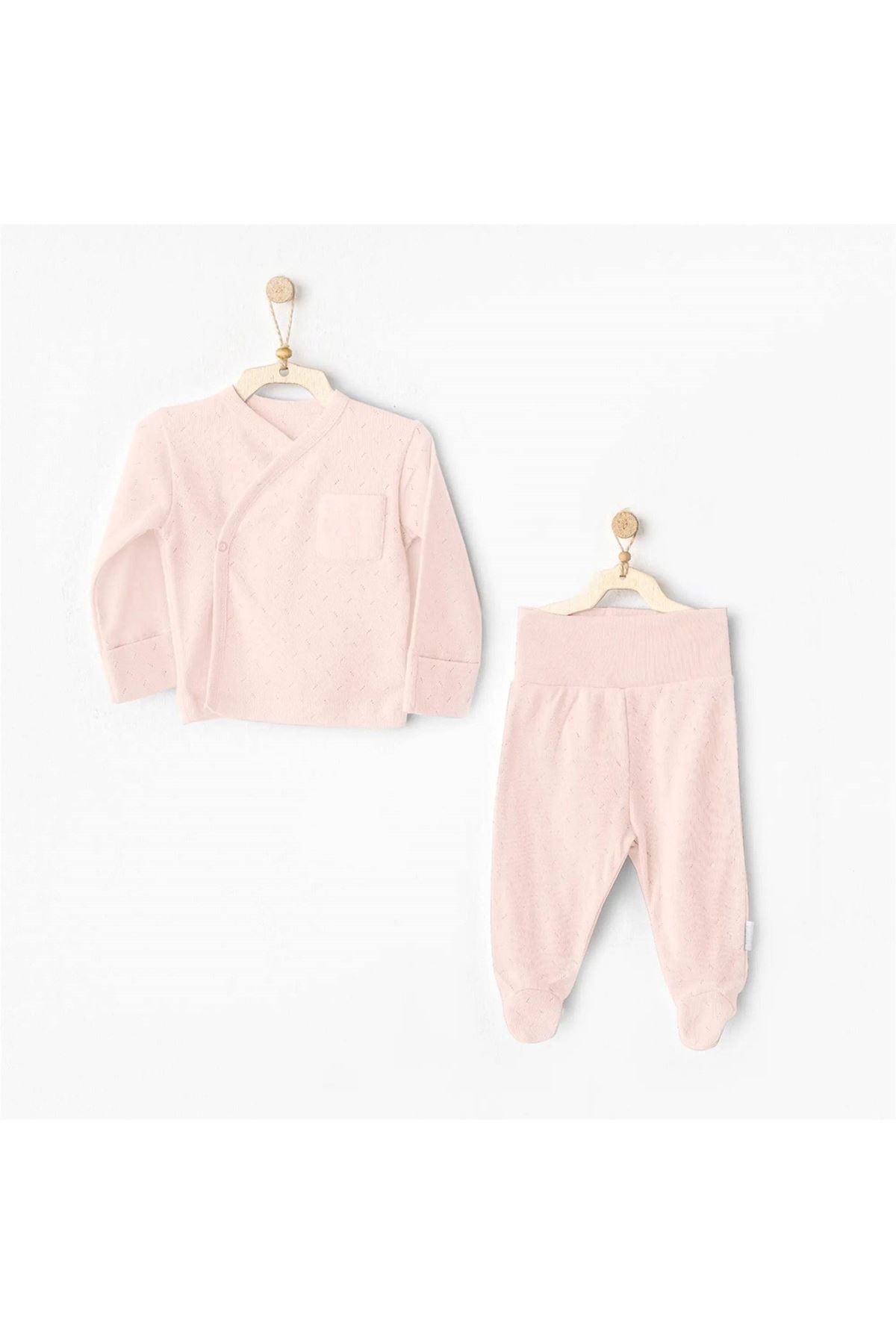 Andywawa AC25557 Side Snap Set 2'Li Zıbın Takım Dark Pink