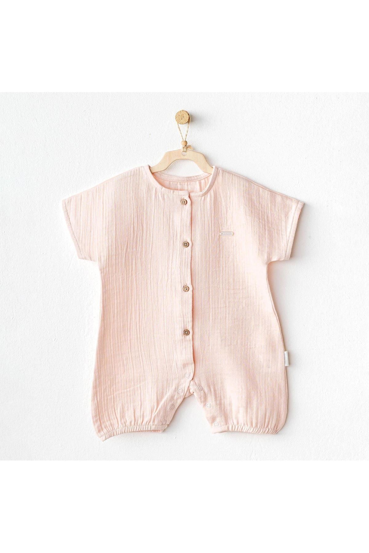 Andywawa AC25884 Müslin Home Bebe Tulum Pink