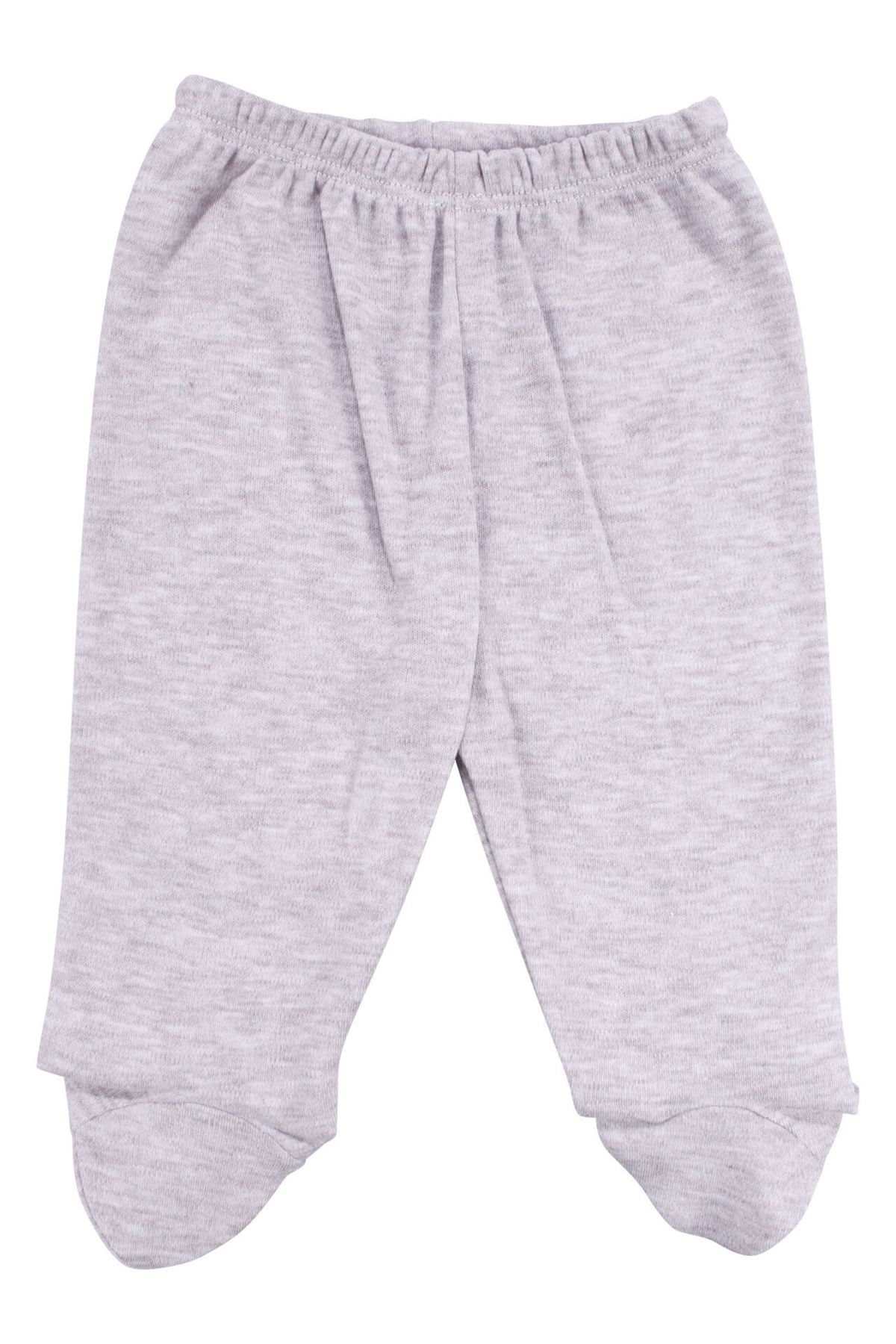 Erkek Bebek Ekru Kahve King Nakışlı Şapkalı 3'lü Takım